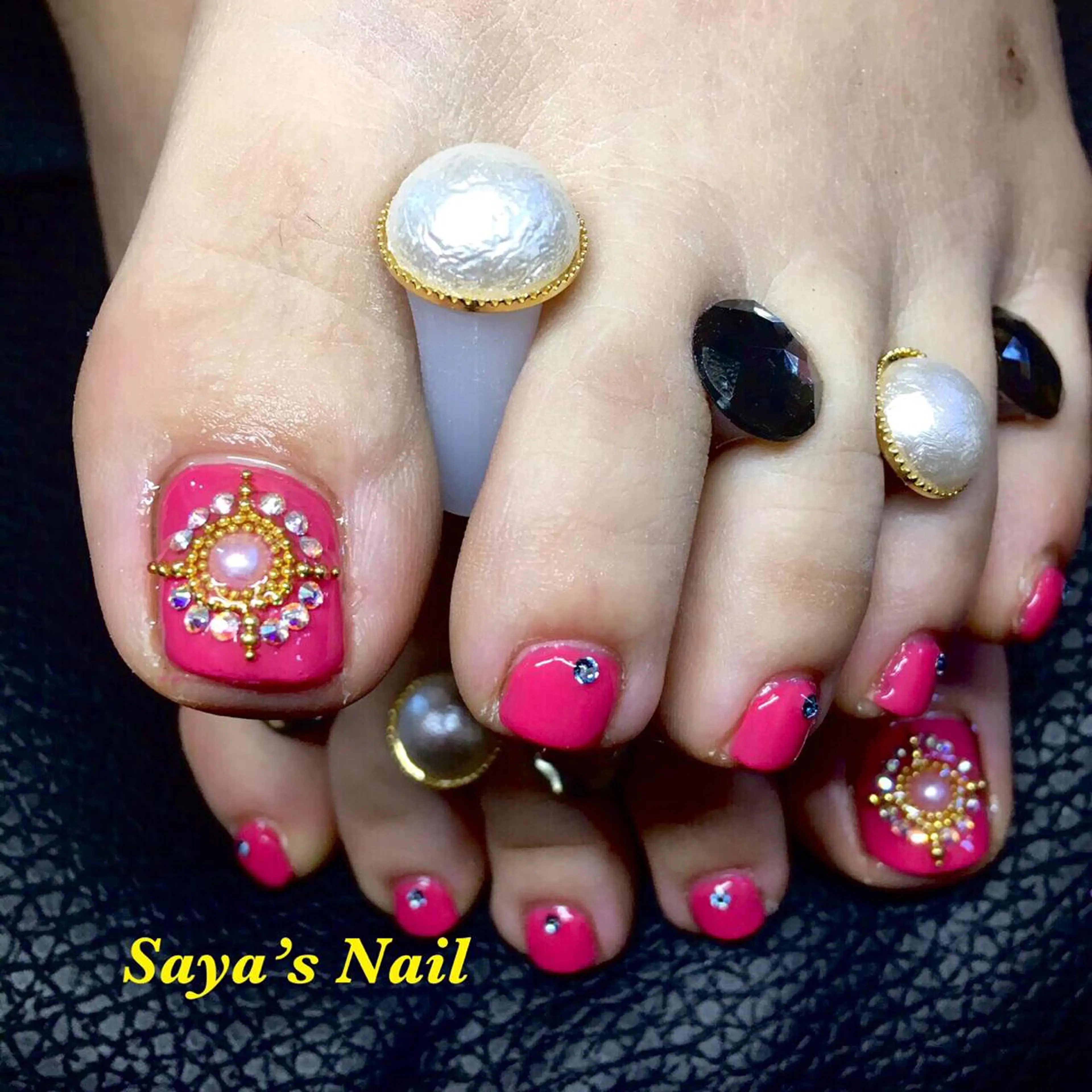 フットネイル　アートし放題の写真