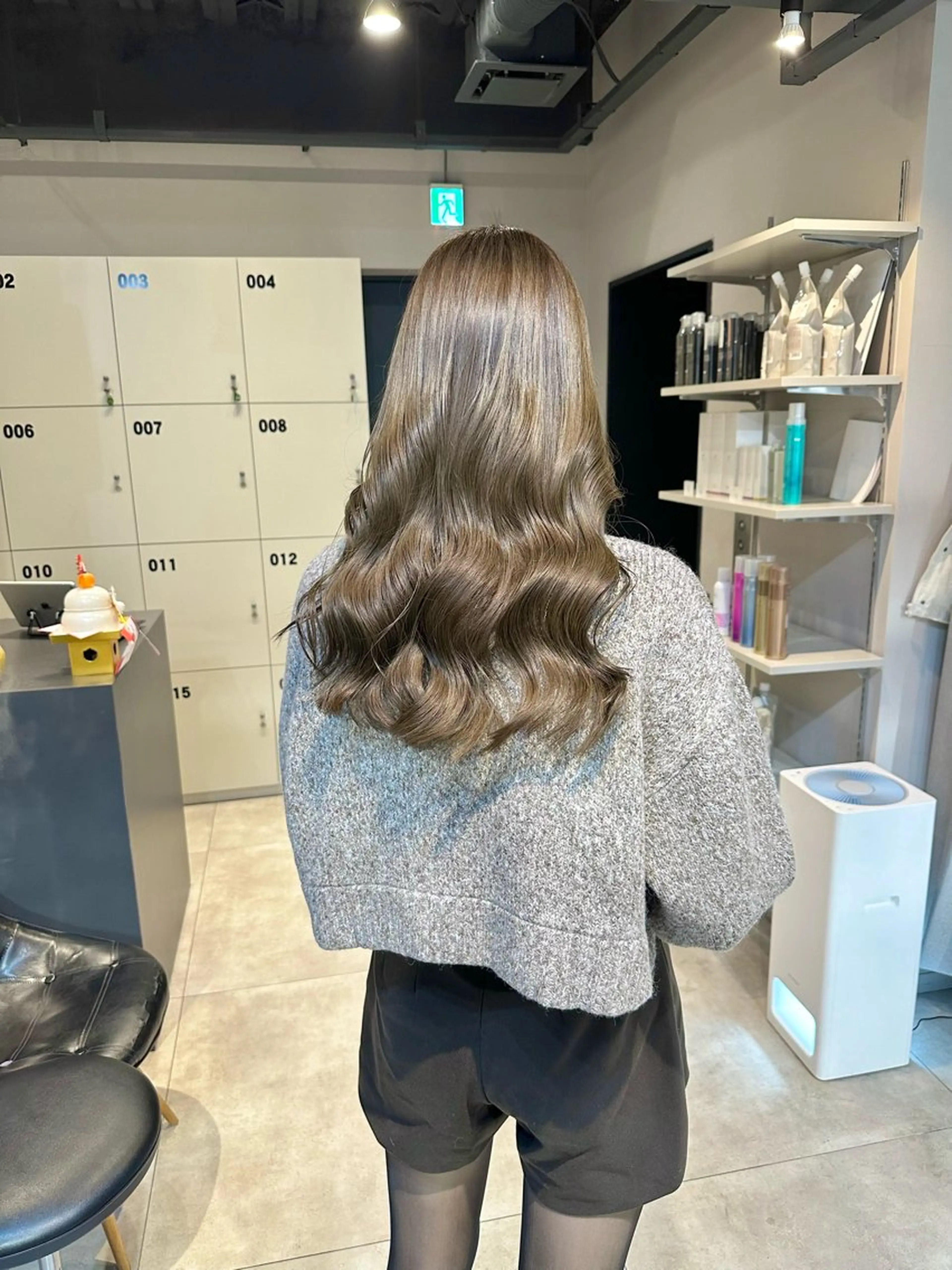 セミロング カラー 髪質改善 KURO/韓国ヘア /レイヤーカットのヘアスタイル