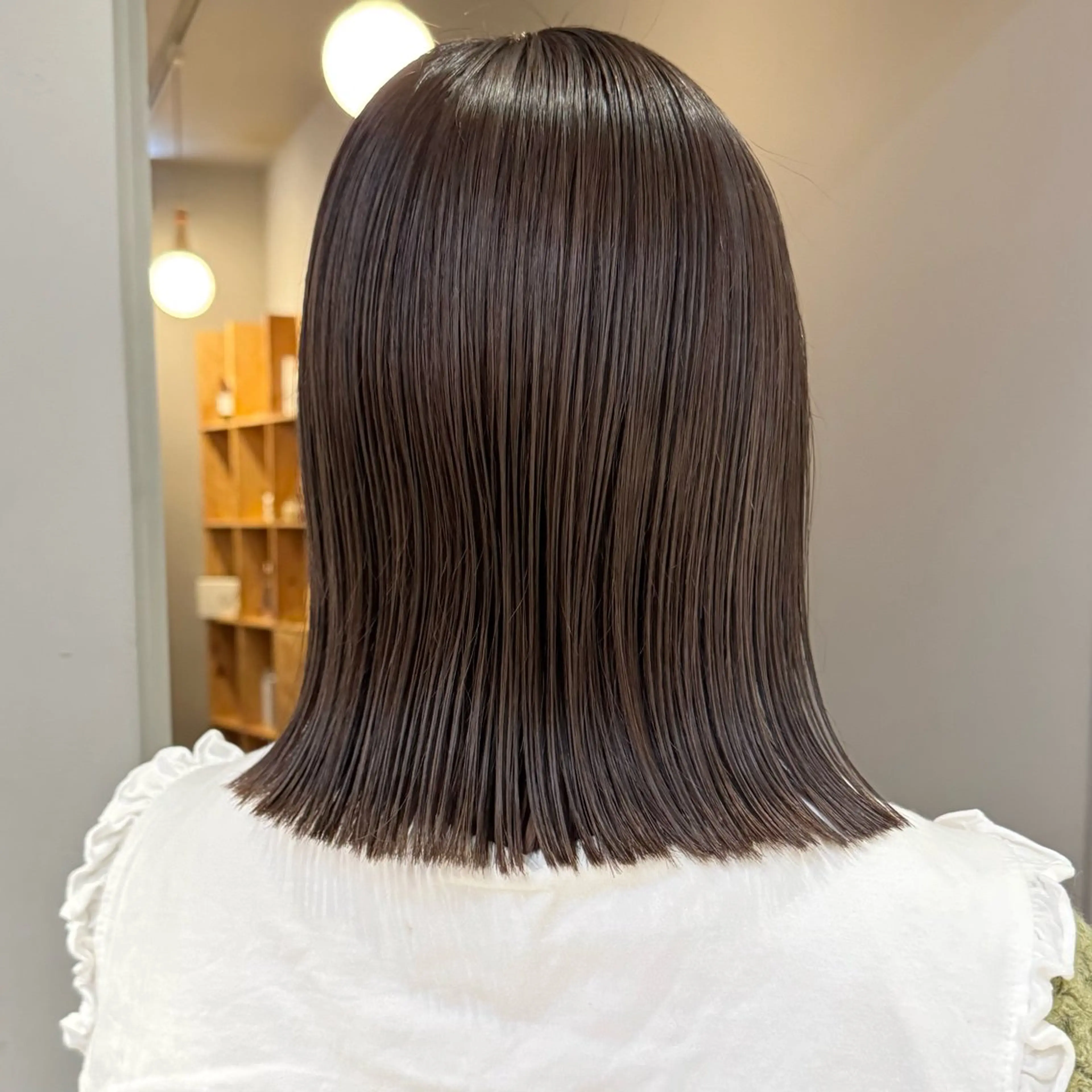 ミディアム カラー 🌿レイヤーボブ/パ ーマ🌿　木梨健太のヘアスタイル