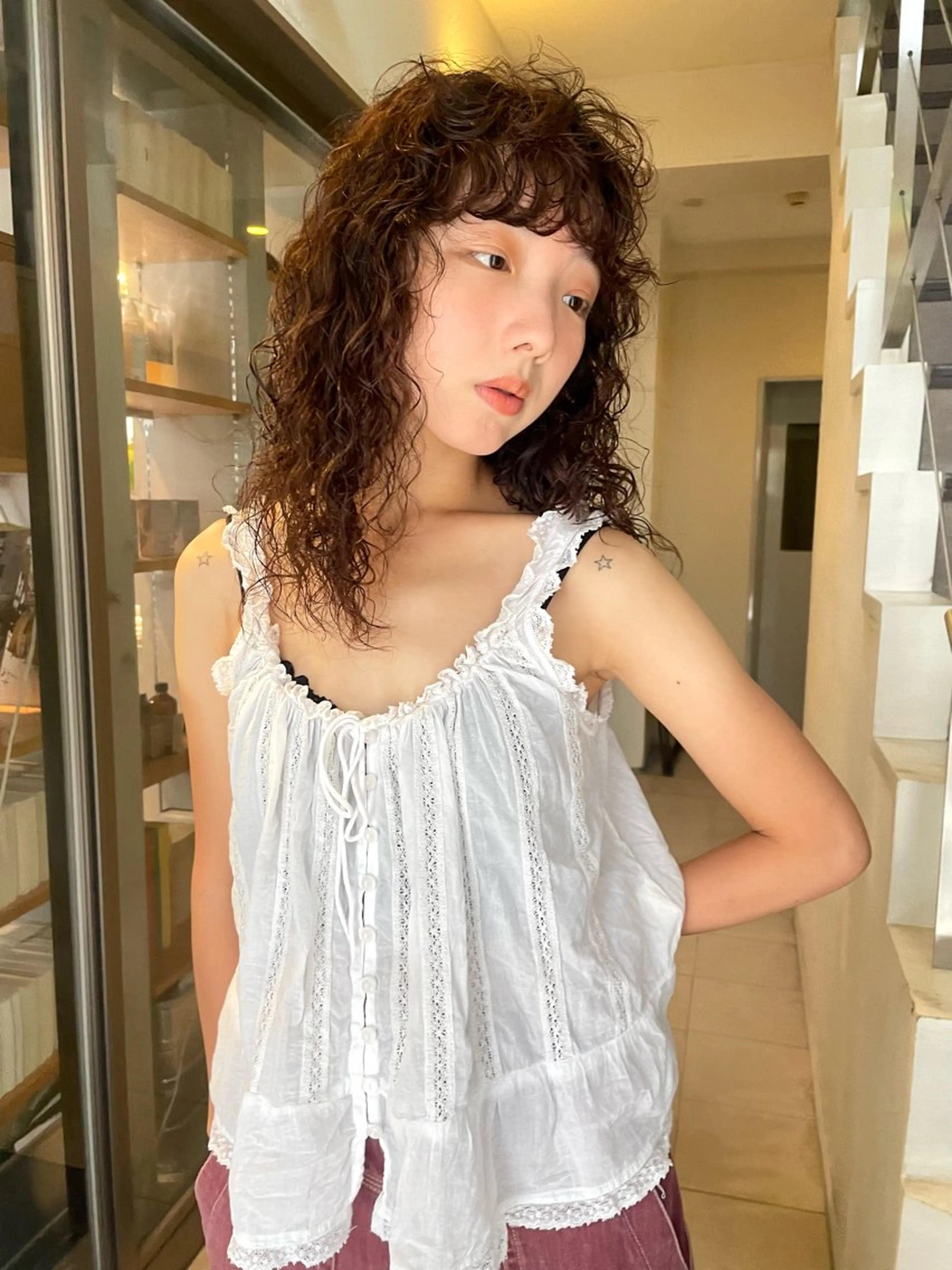 セミロング カラー ヘアカラー gugu　siika所属・🫧透明感ナチュラル ／natsuのヘアスタイル