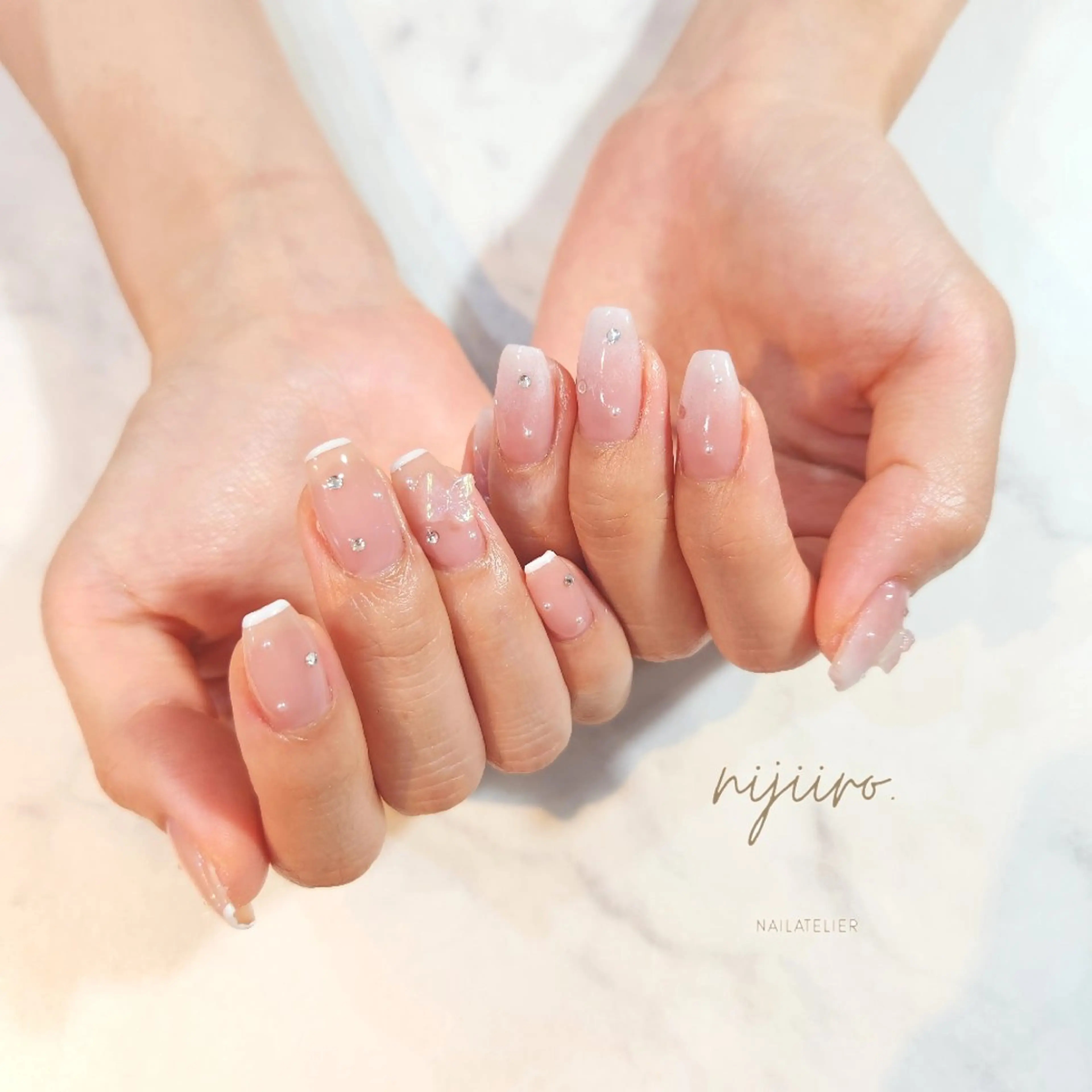 ネイル ハンドネイル nailatelier nijiiro.所属・nijiiro🌈 サトウのネイルデザイン