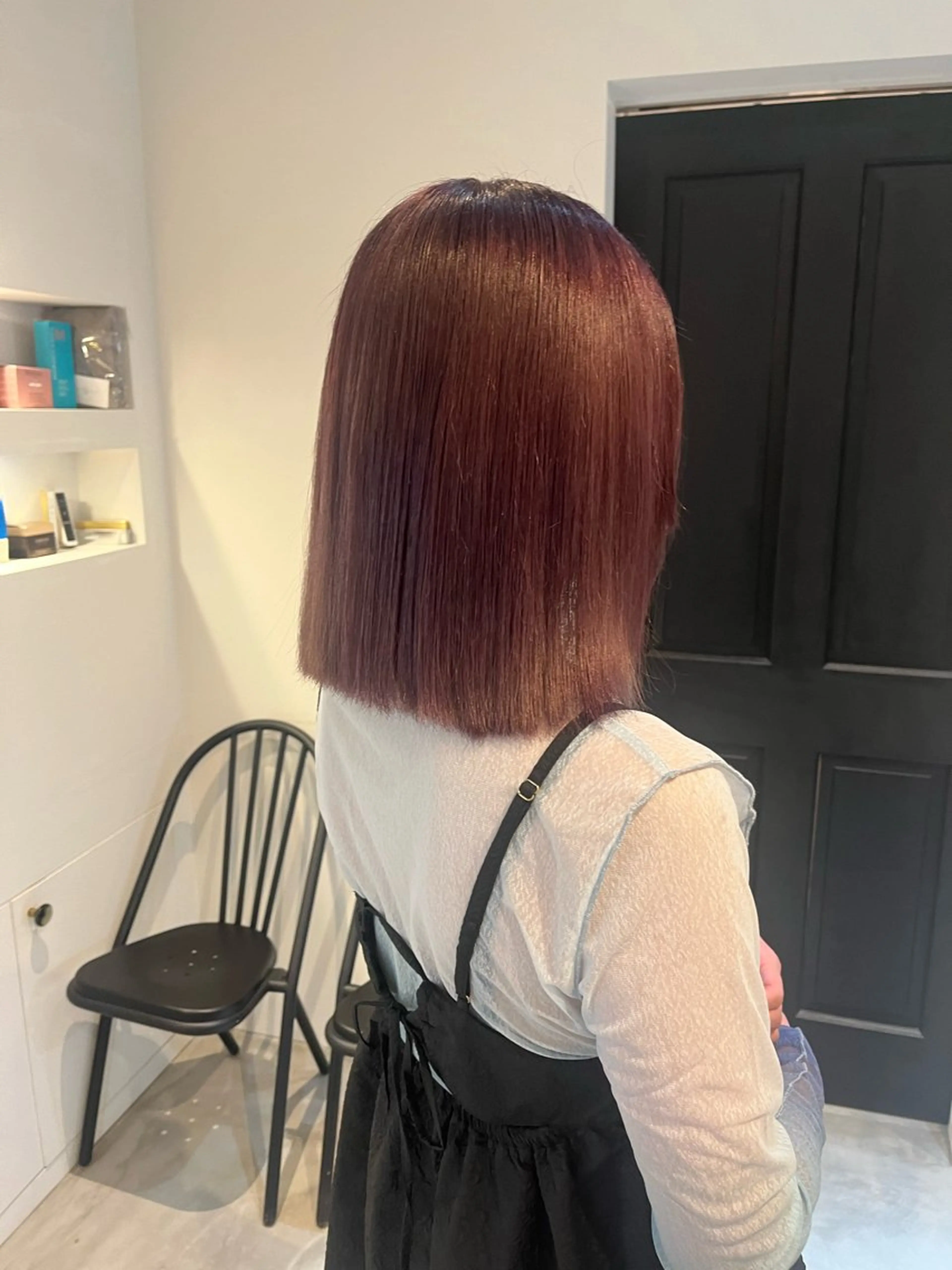 ミディアム ALLYS 渋谷店所属・最高級の艶のある カラーmei🎨のヘアスタイル