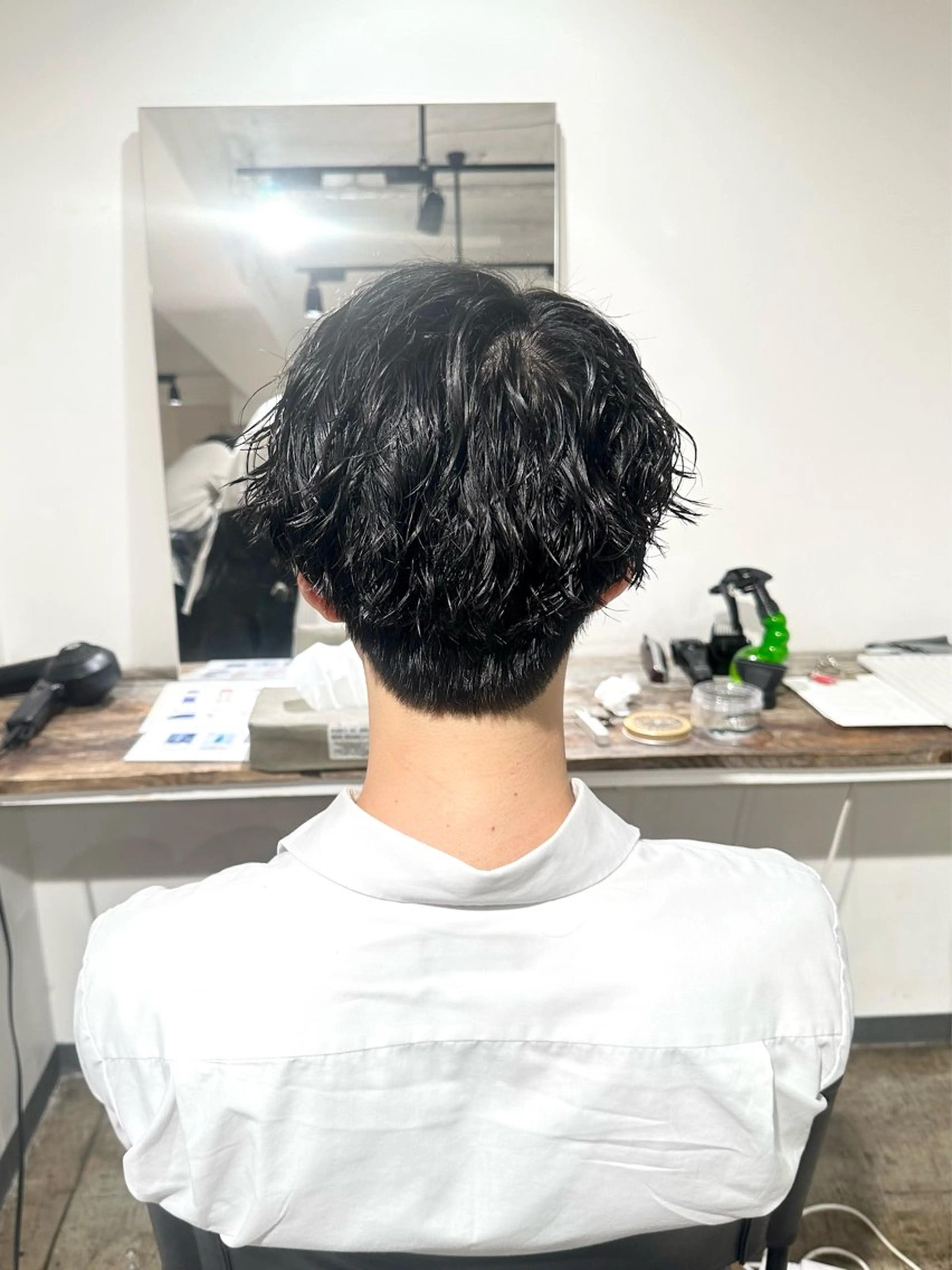 メンズ センターパート マッシュ メンズパーマ メンズツイストパーマ ツイストパーマ カット ヘアカラー パーマ トリートメント 骨格補正施術/メンズ 専門美容師/YUYAのヘアスタイル