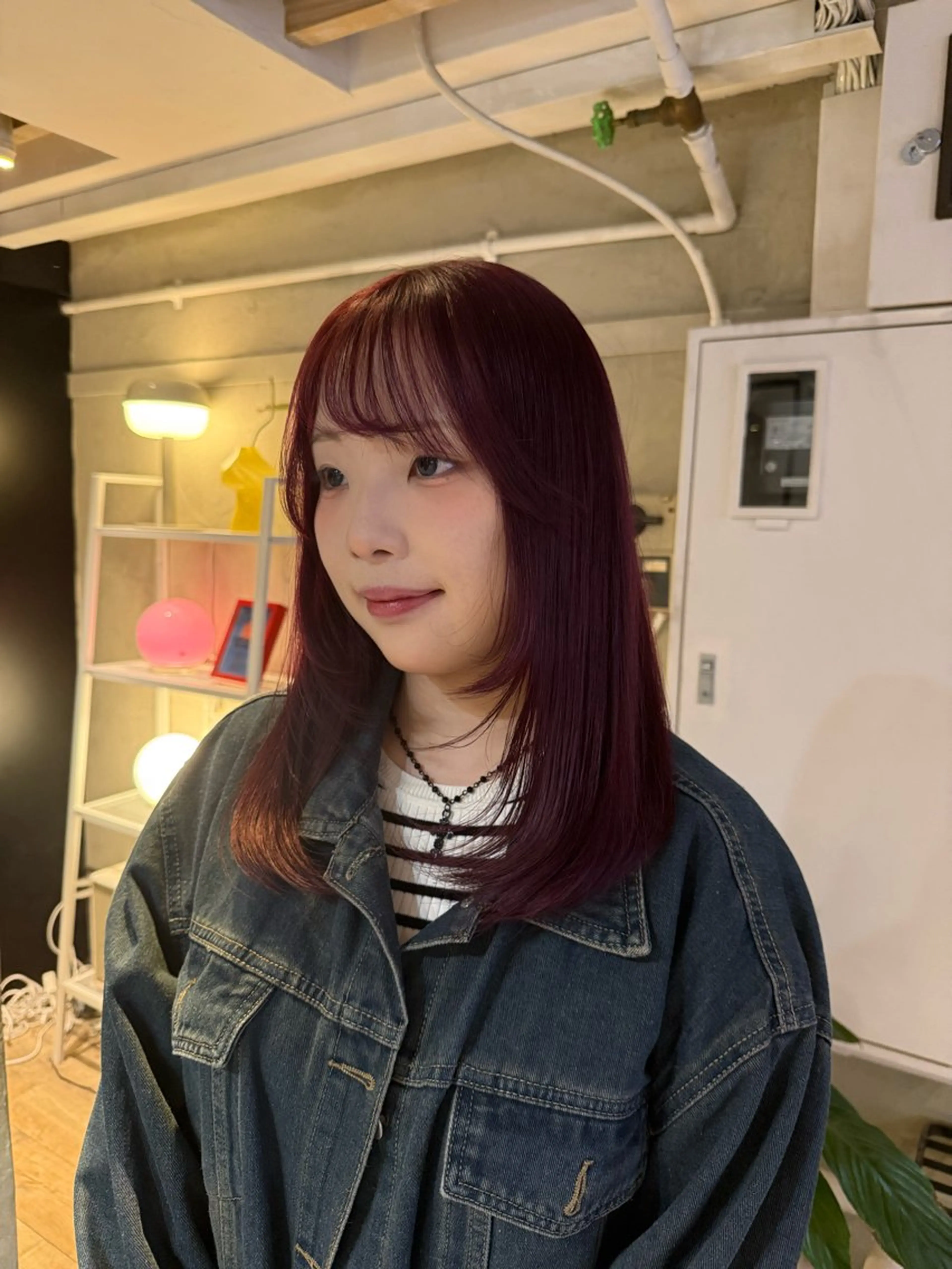 ミディアム カラー ヘアアレンジ ヘアカラー トリートメント ヘアセット 海外/ハイトーン🪽 ☯️ami☯️のヘアスタイル