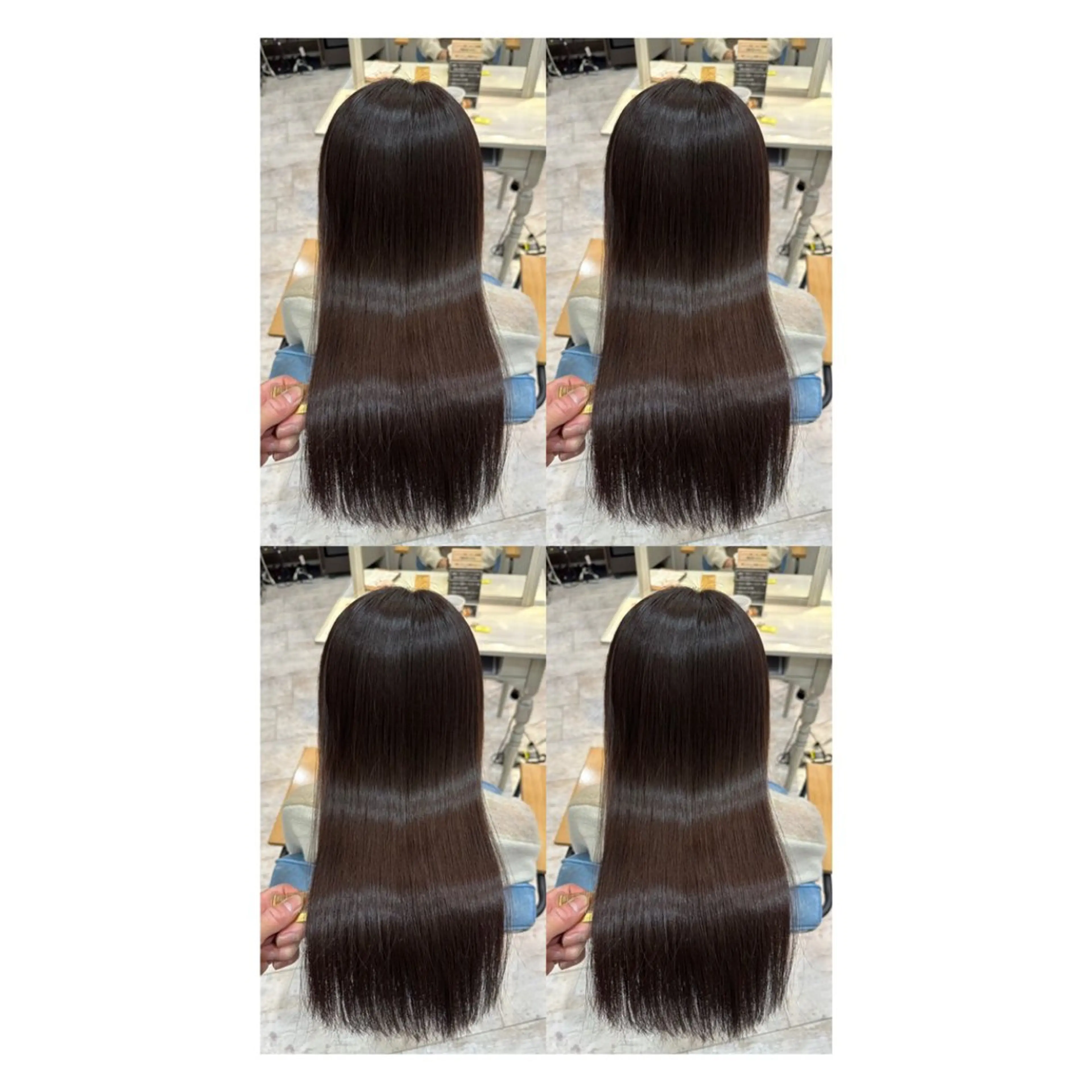 ロング カラー 透明感カラー 髪質改善 縮毛矯正 トリートメント カット ヘアカラー トリートメント 店長✨レイヤー✖️ 髪質改善✖️韓国ヘアのヘアスタイル