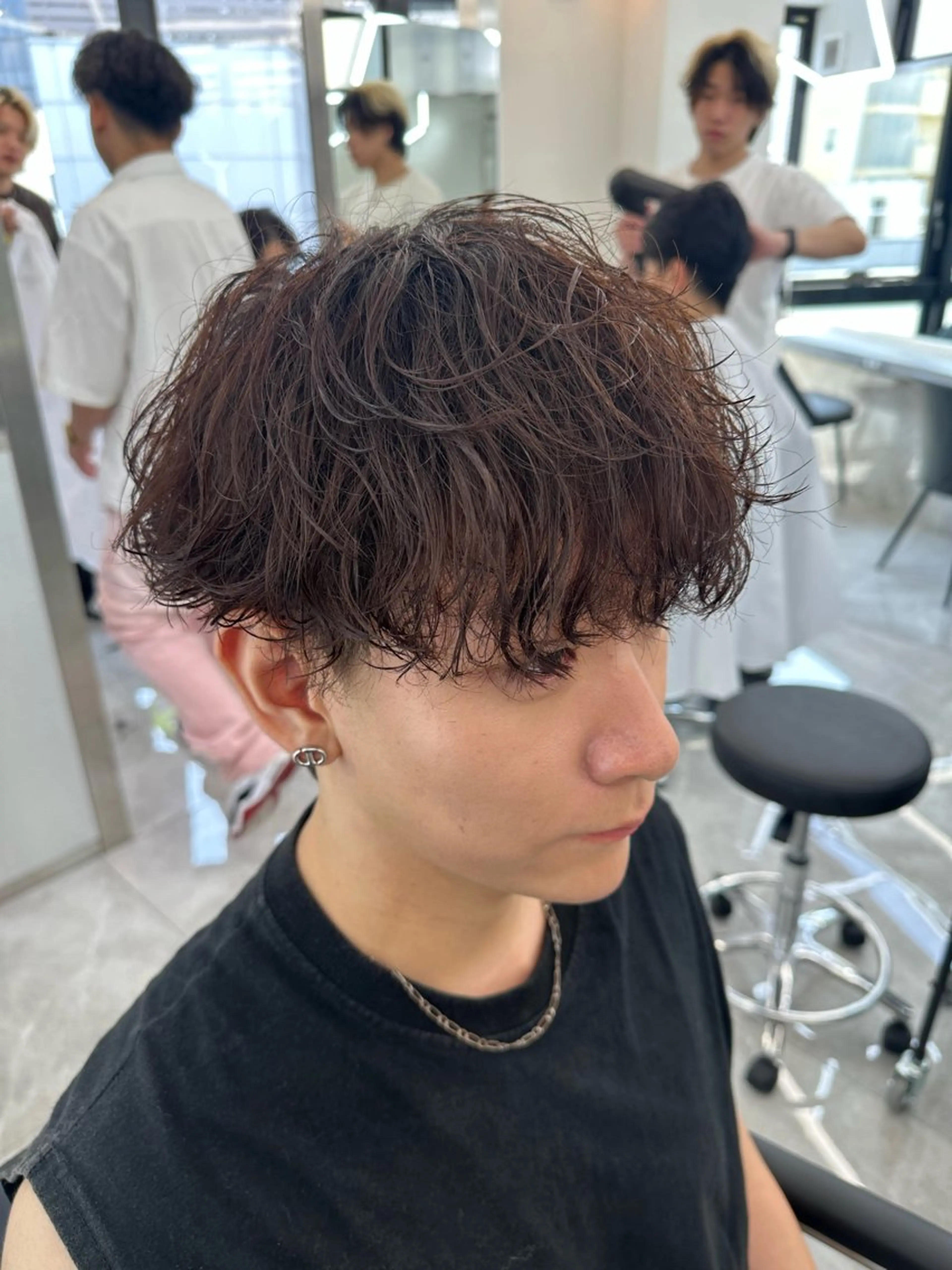 パーマ メンズ カット パーマ 💎メンズカット ／フェザー／細野💎のヘアスタイル
