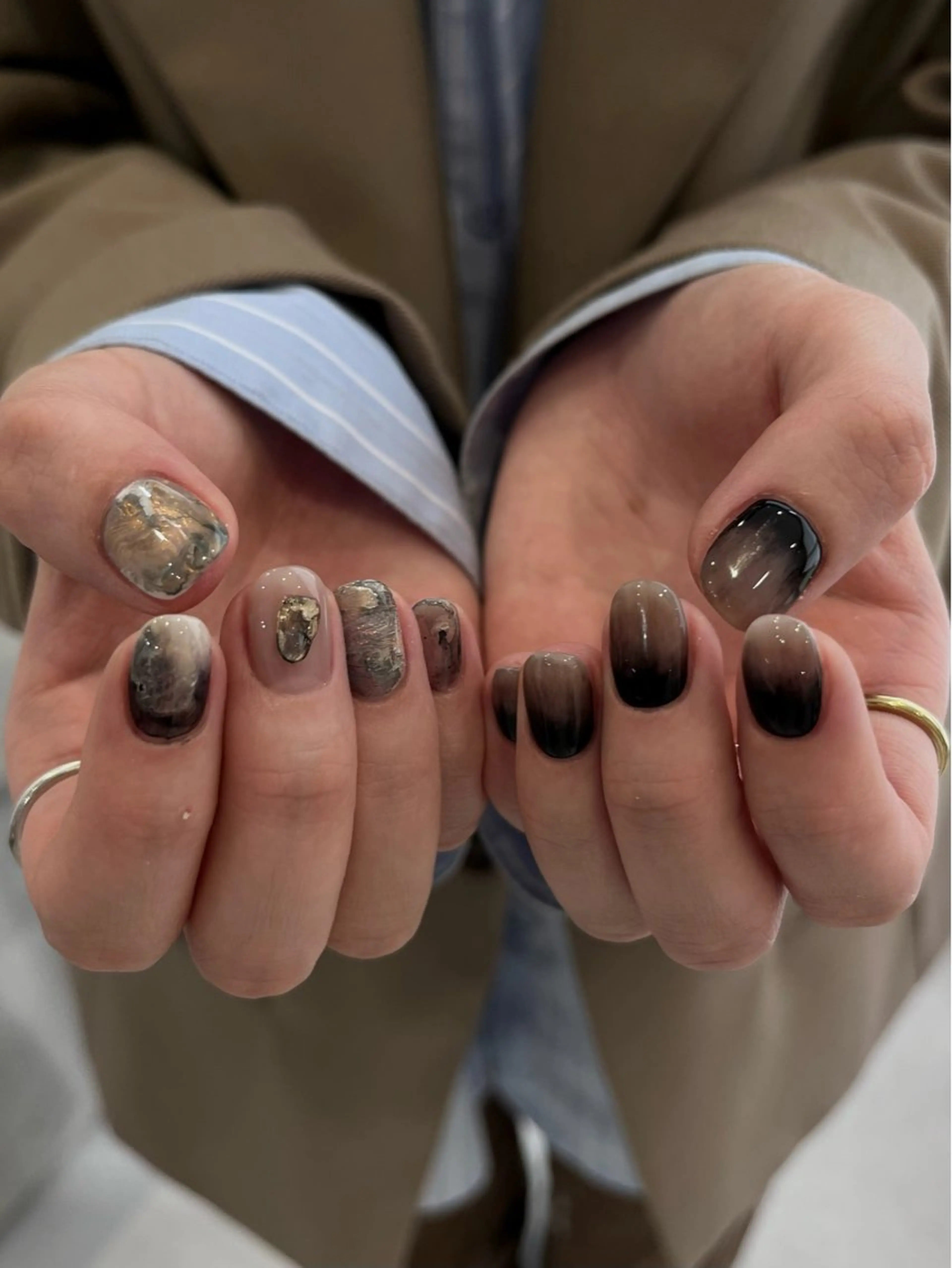 ネイル ハンドネイル LETTER_& SAKIのネイルデザイン