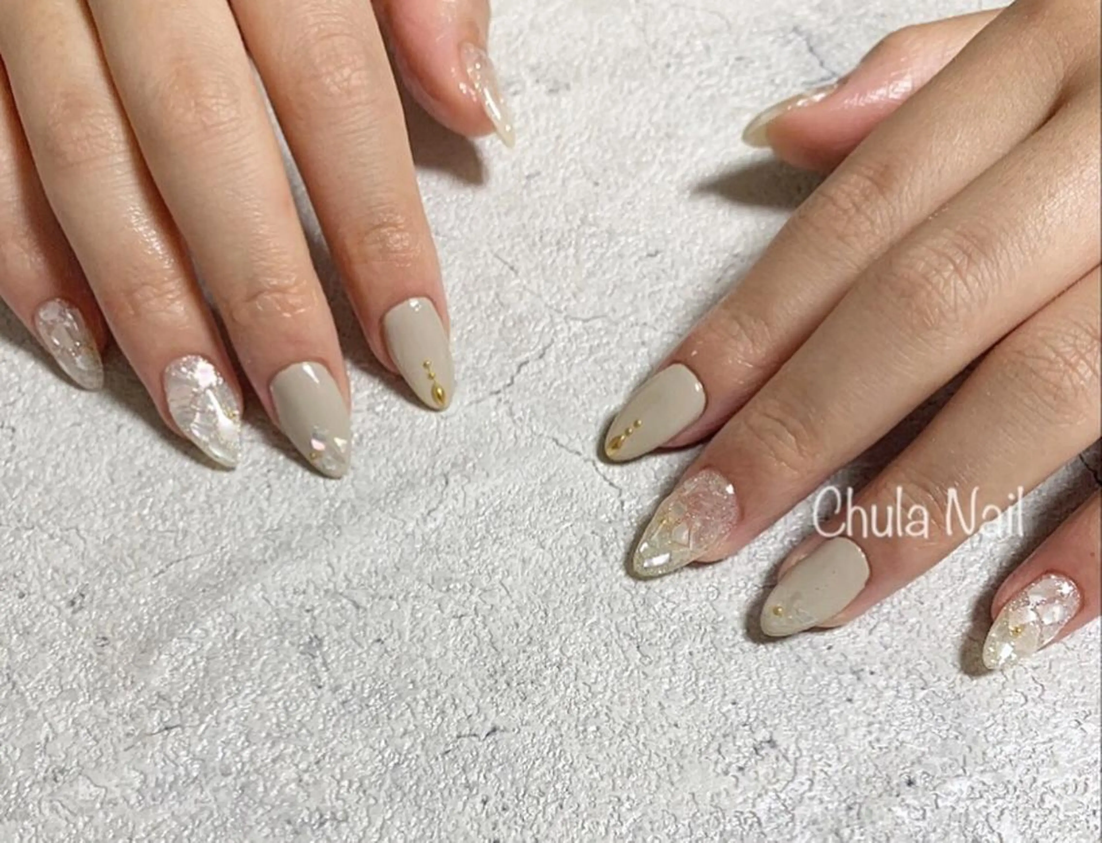 ネイル 長さ出し スカルプネイル ネイルチップ ハンドネイル ëmma nail_ by chulaのネイルデザイン