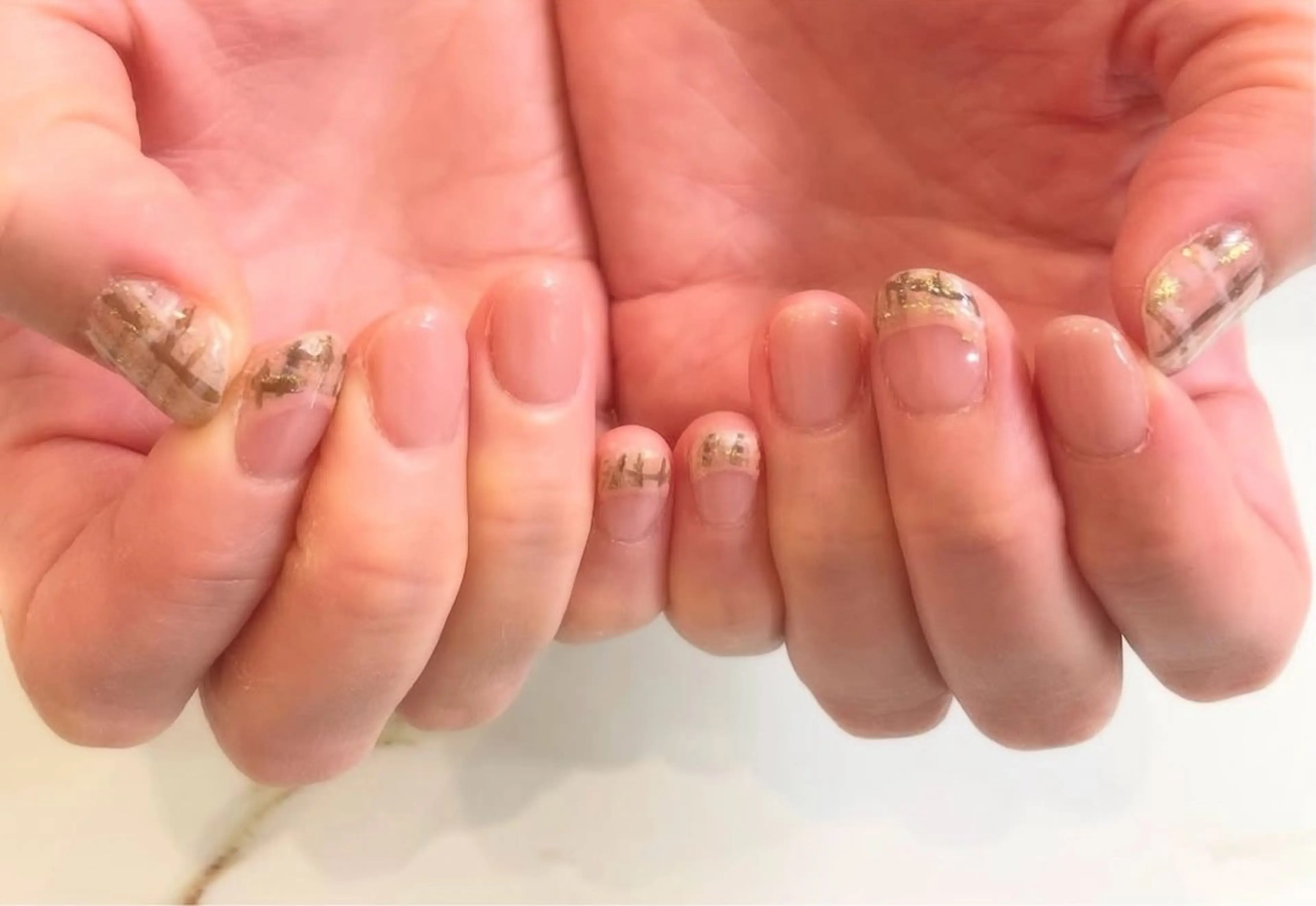 【Jr.ネイリスト練習モデル】オフなしシンプルアート10本✨️の写真