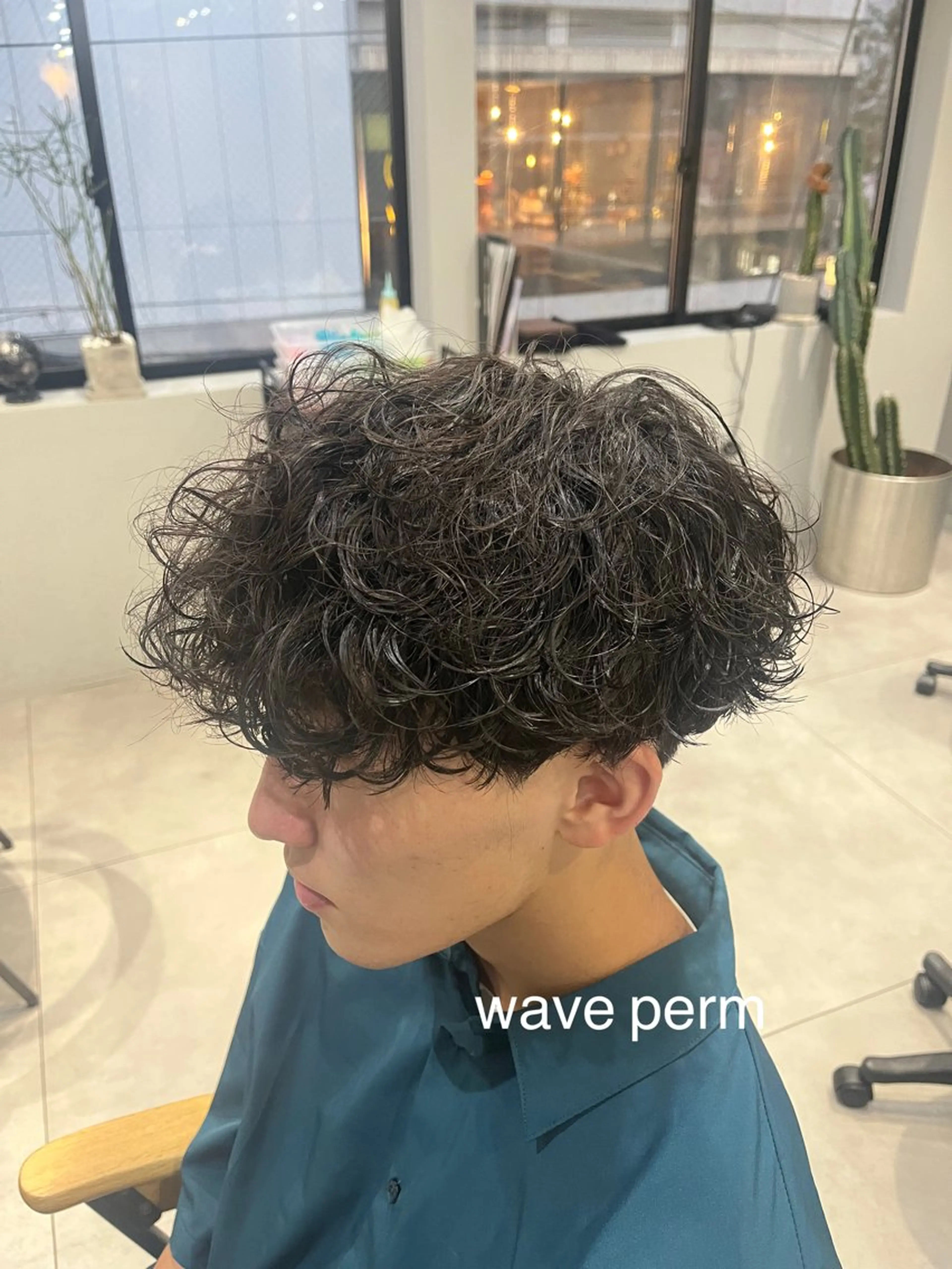 ⭐️ミニモ限定⭐️メンズカット＋波巻きパーマの写真