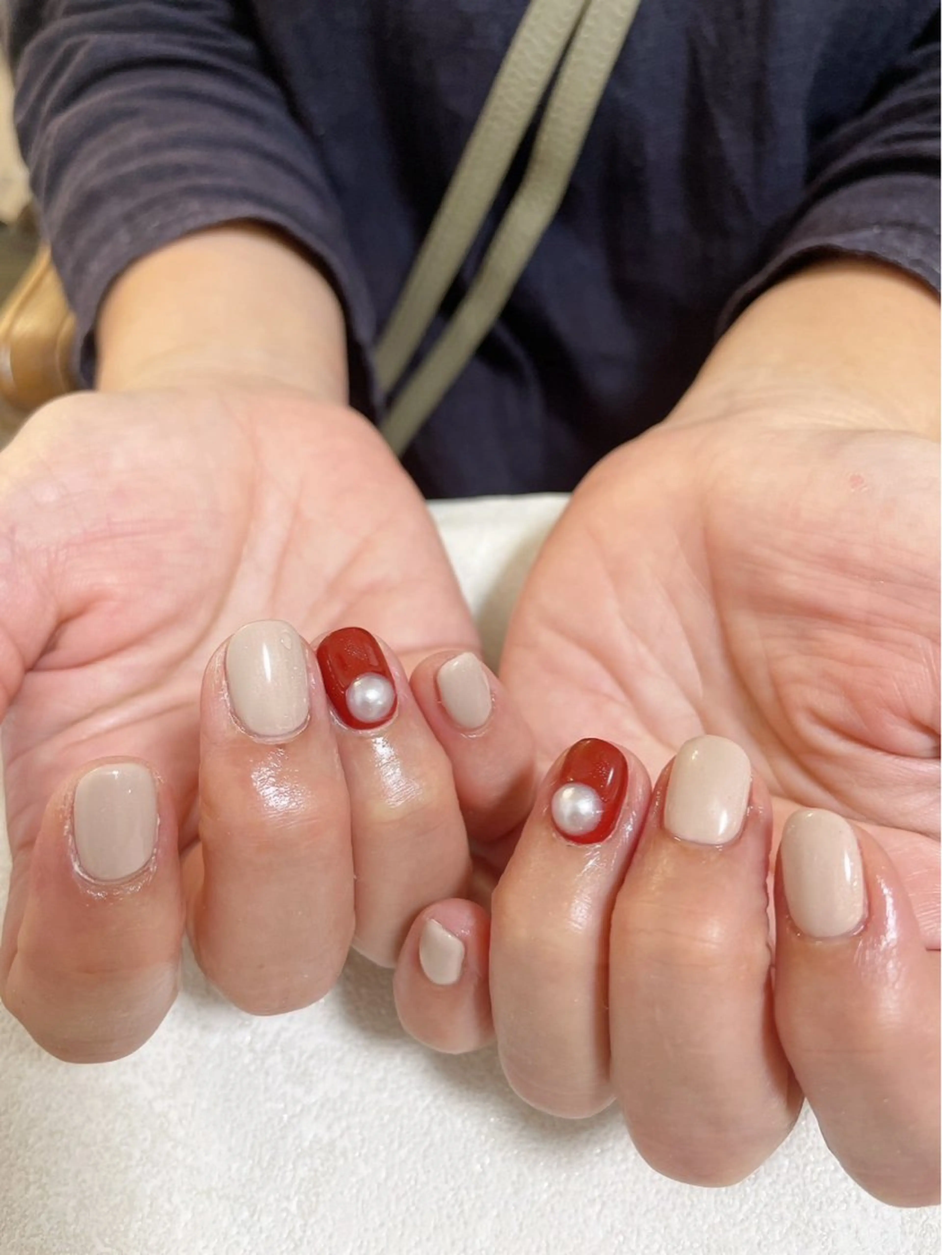 ネイル オーロラネイル フットネイル フレンチネイル ジェルネイル マグネットネイル ハンドネイル Mogu nail 二子玉川のネイルデザイン