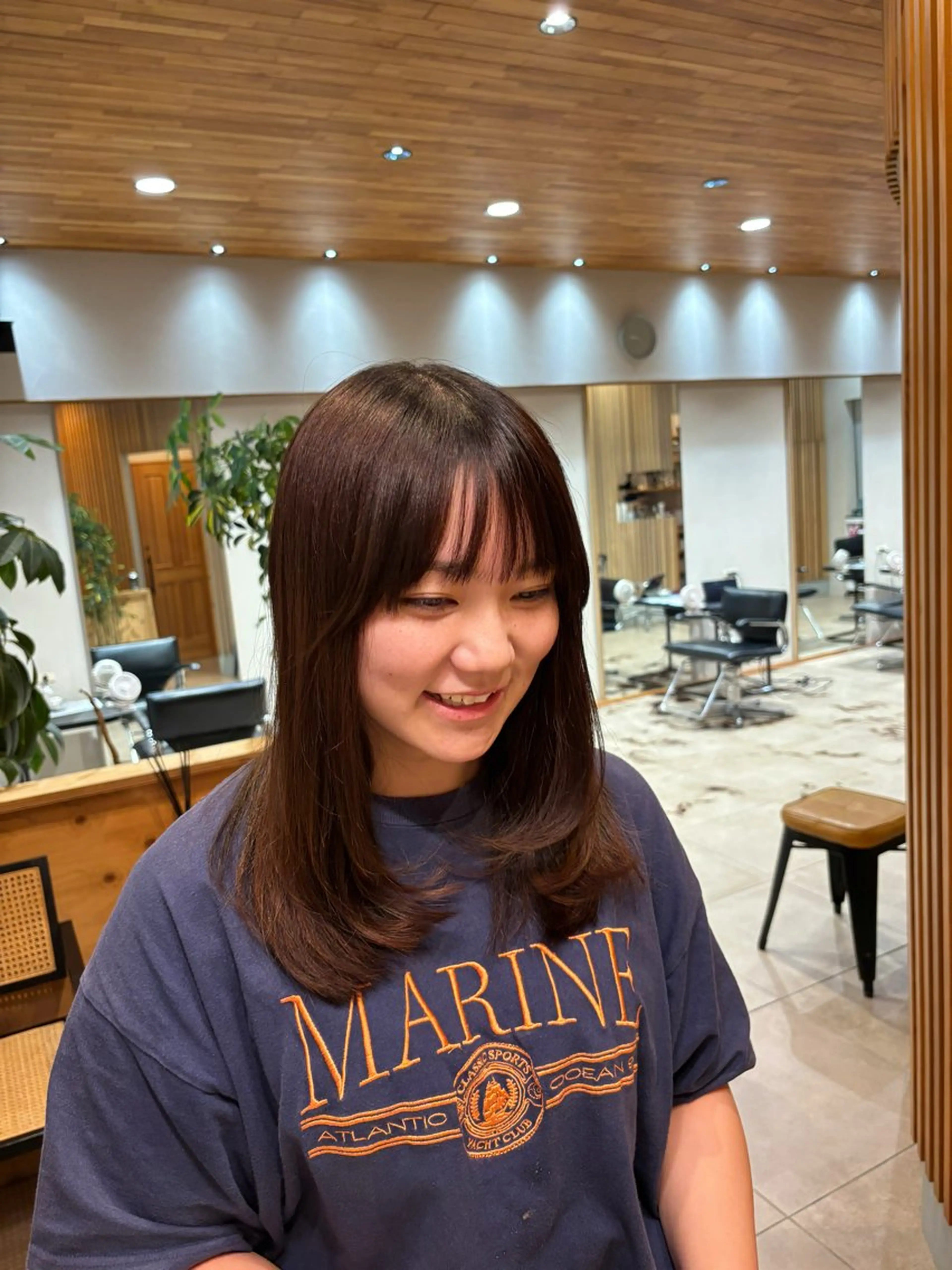 セミロング くびれヘア レイヤーカット カット hair design Sola所属・SOLA /Shihoのヘアスタイル