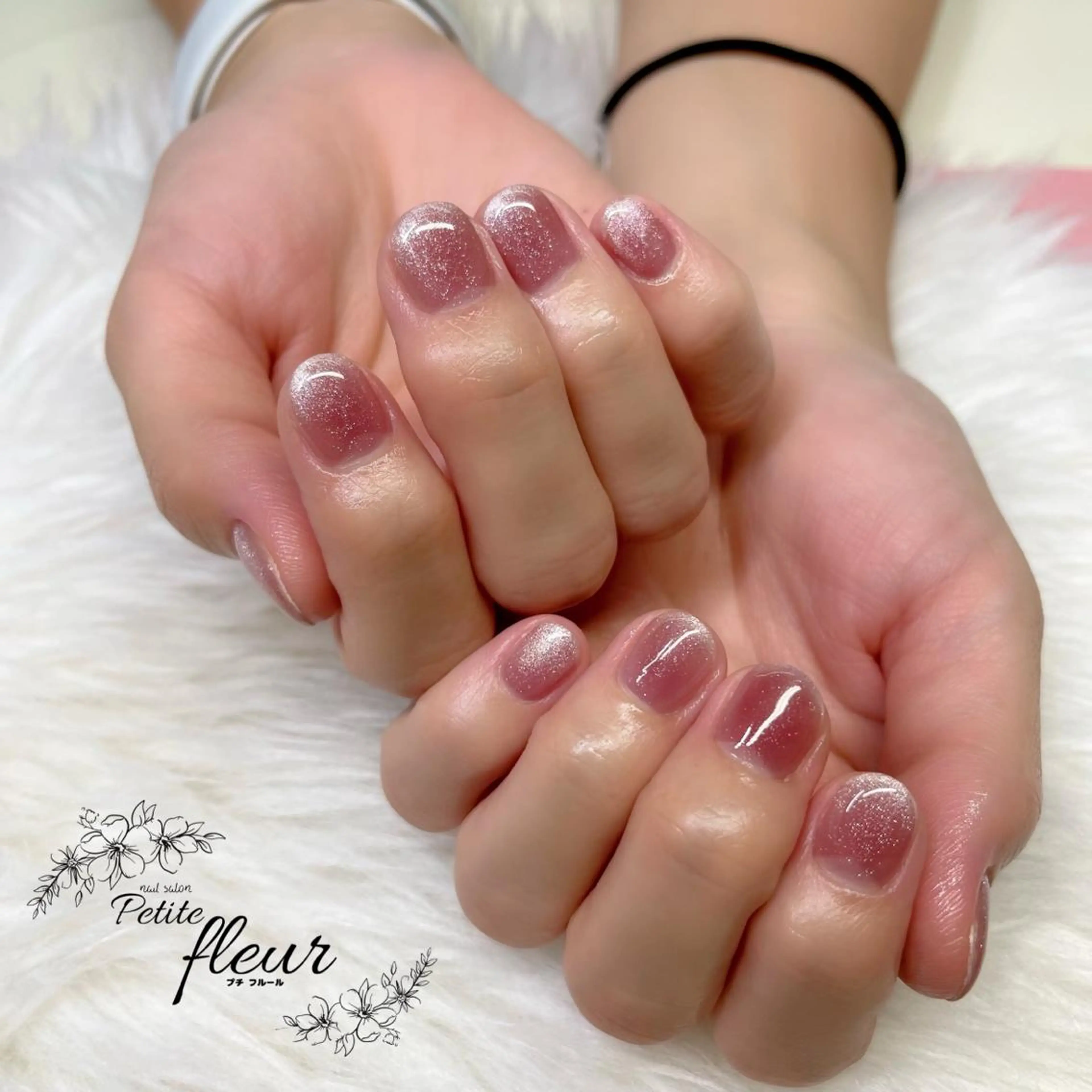 ネイル マグネットネイル ハンドネイル ❁⃘*。Petite fleur❁⃘*りさのネイルデザイン