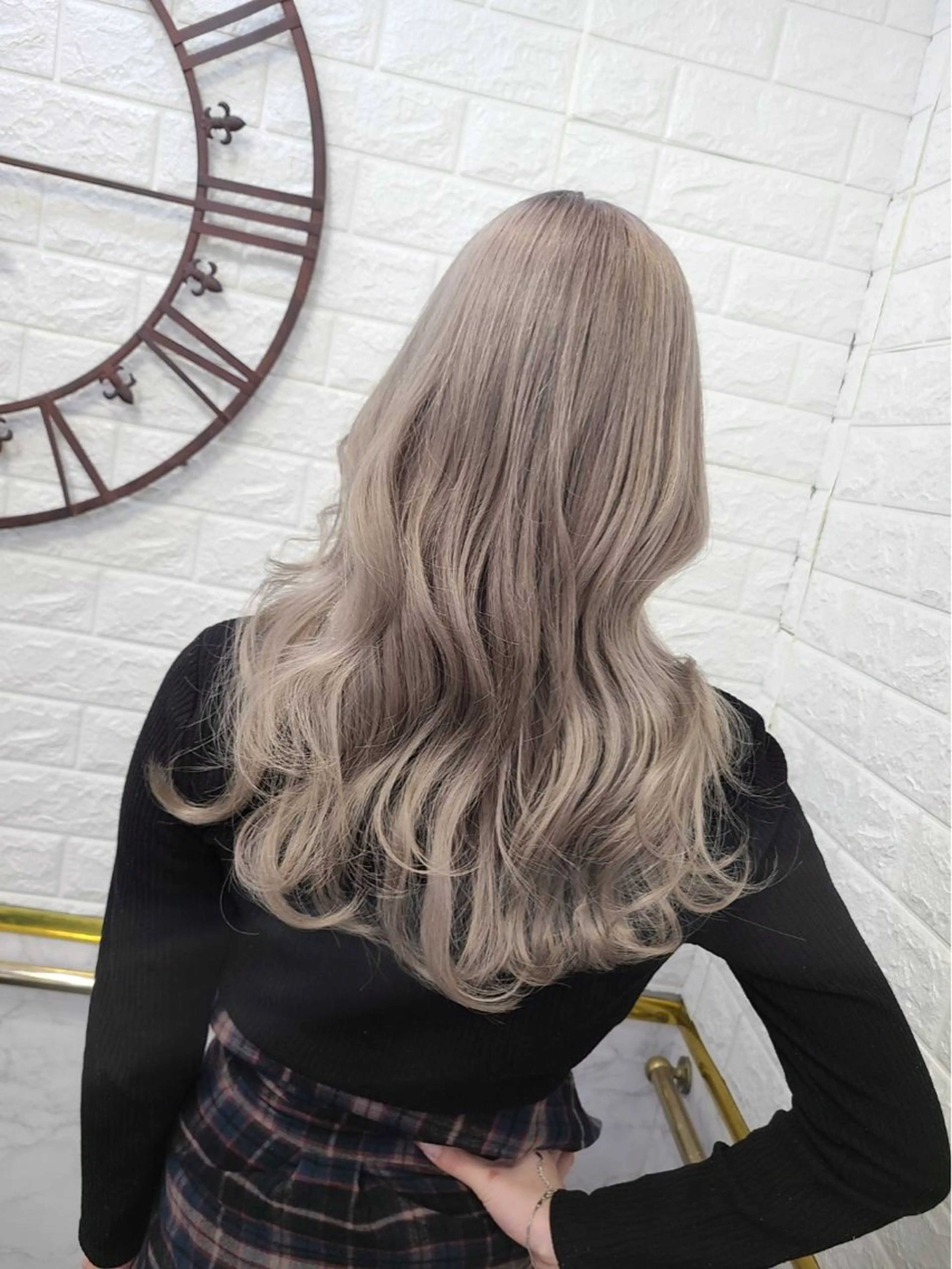 ロング カラー ヘアカラー エクステ PELE 渋谷所属・渋谷ハイトーン/ エクステ/さきののヘアスタイル