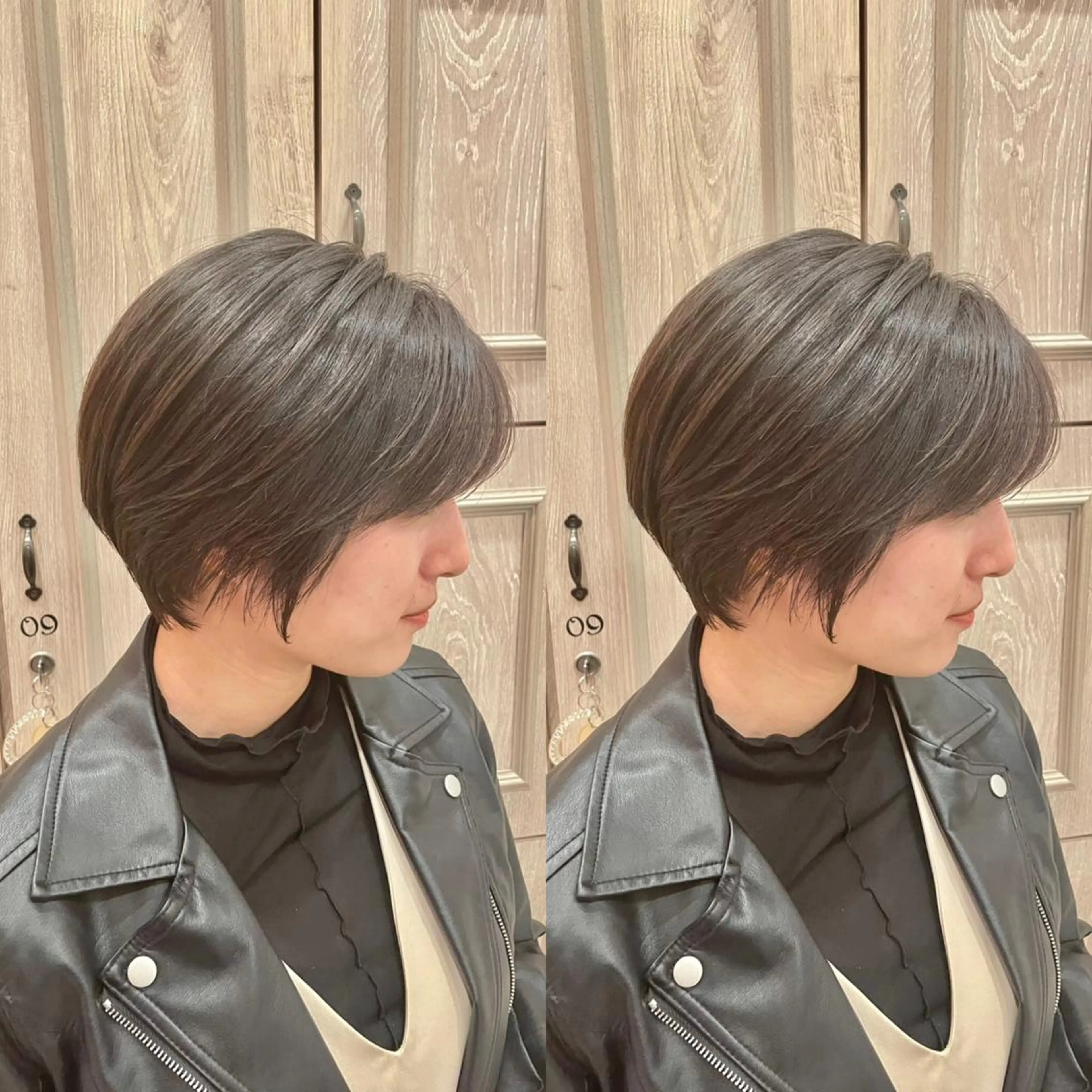 ショート カット ヘアカラー トリートメント ヘッドスパ 【似合わせショート】 岡　那輝のヘアスタイル