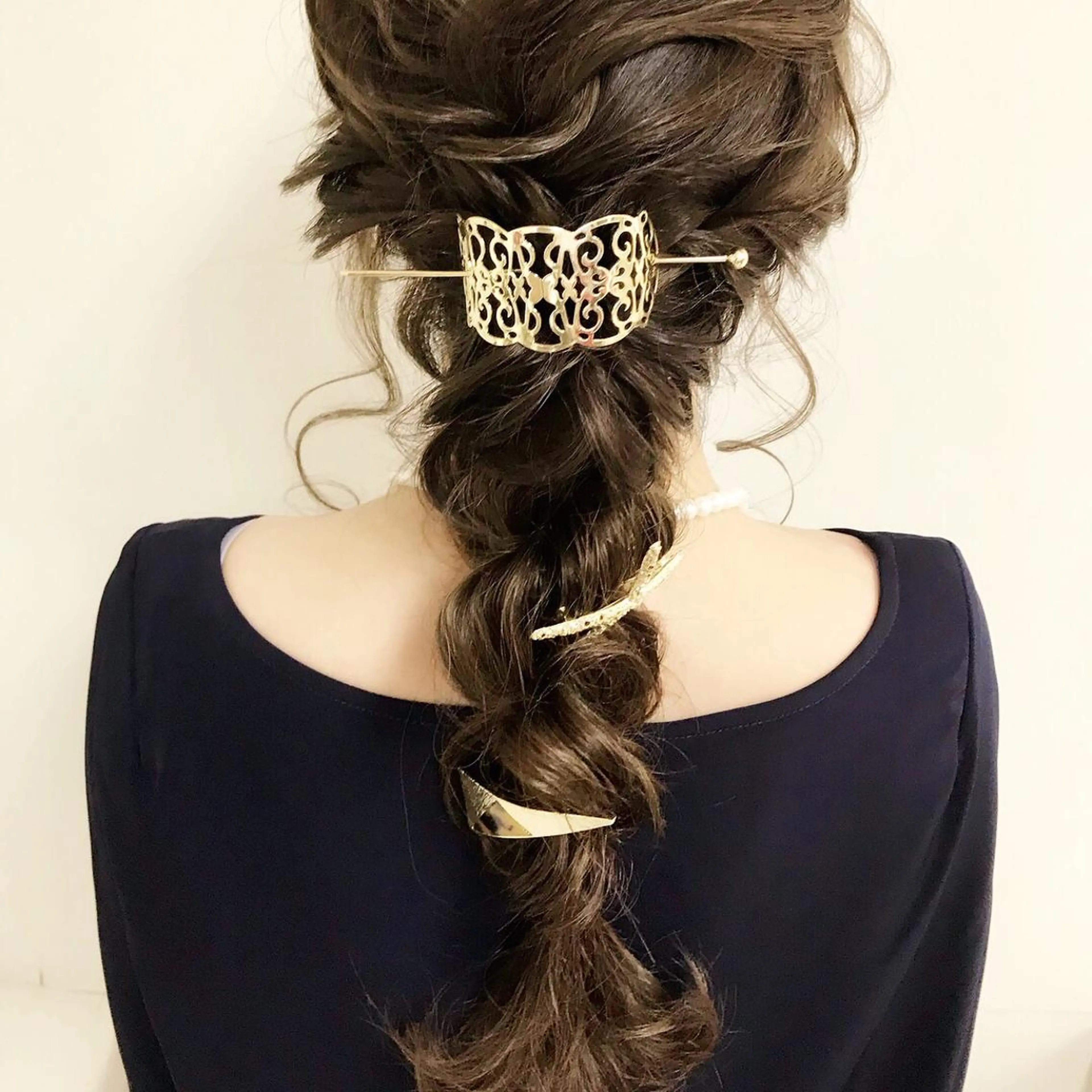 ロング パーマ ヘアアレンジ ネイル マツエク・マツパ backstage.AZ所属・吉川 宙翔のヘアスタイル