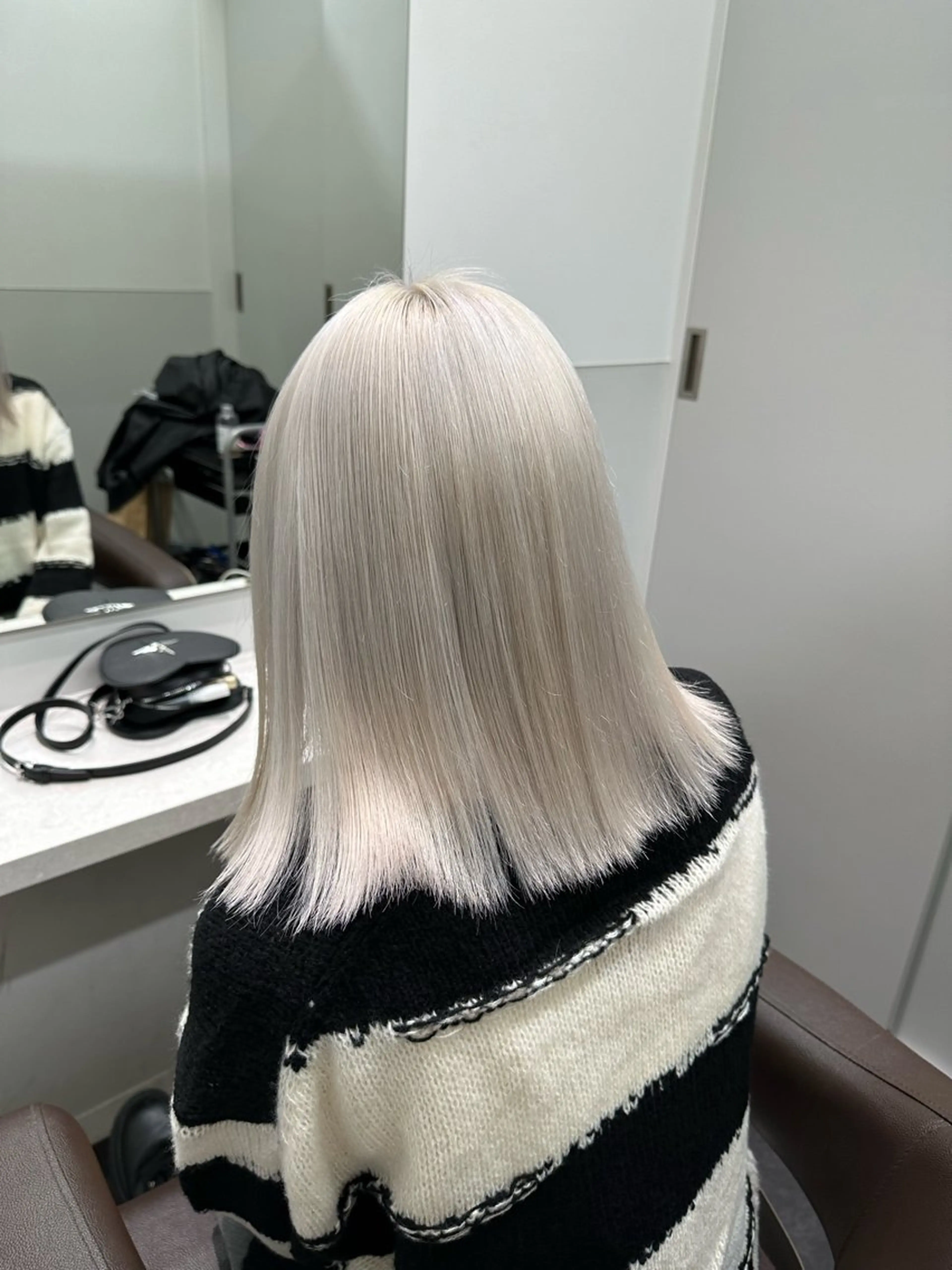 ミディアム カラー Wisteria所属・美髪特化✨ 伊織✨縮毛矯正✨のヘアスタイル