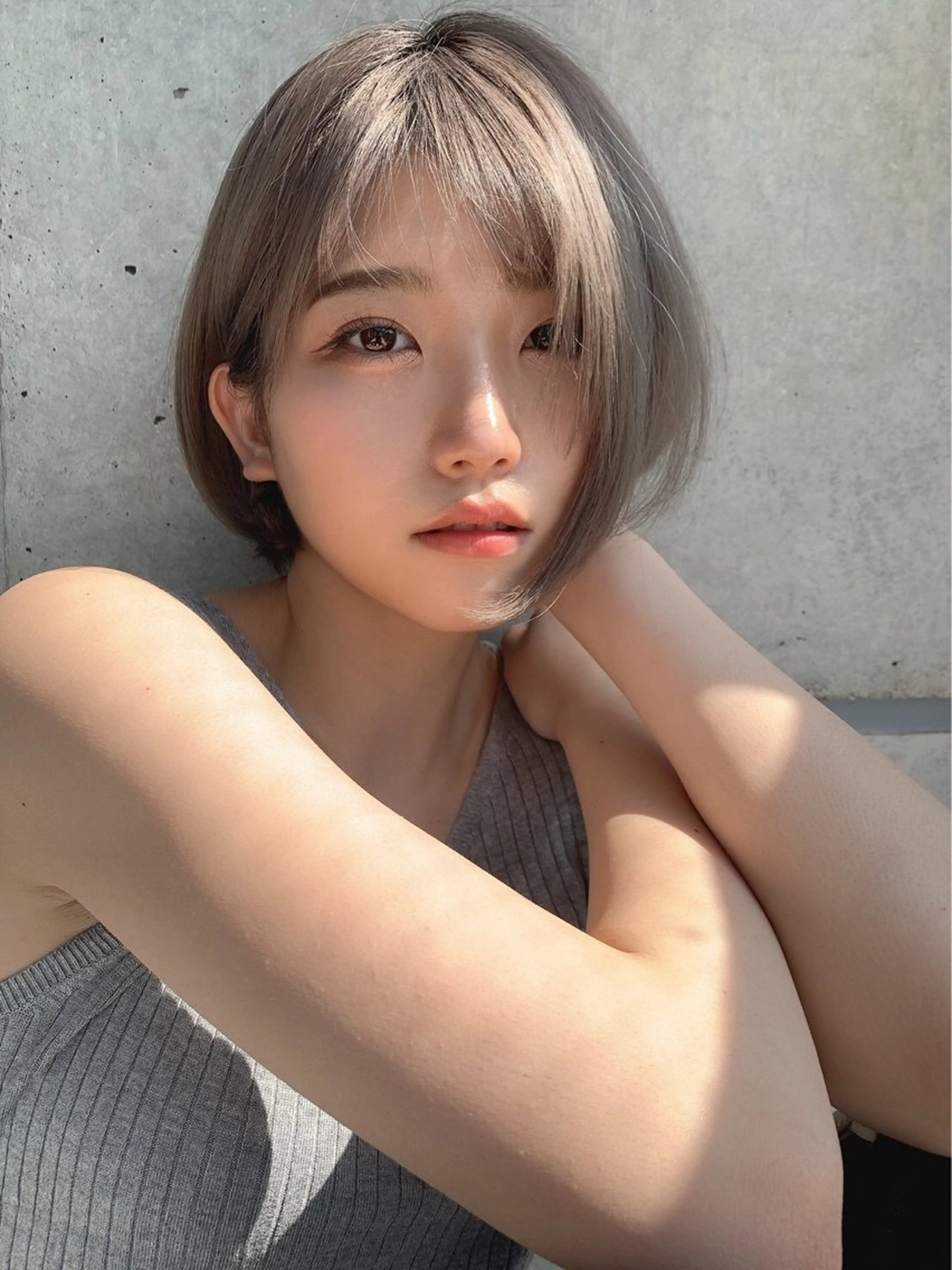 セミロング カラー ヘアアレンジ カット トリートメント ヘッドスパ ヘアセット 🤍CANDY横浜 【公式】🤍のヘアスタイル