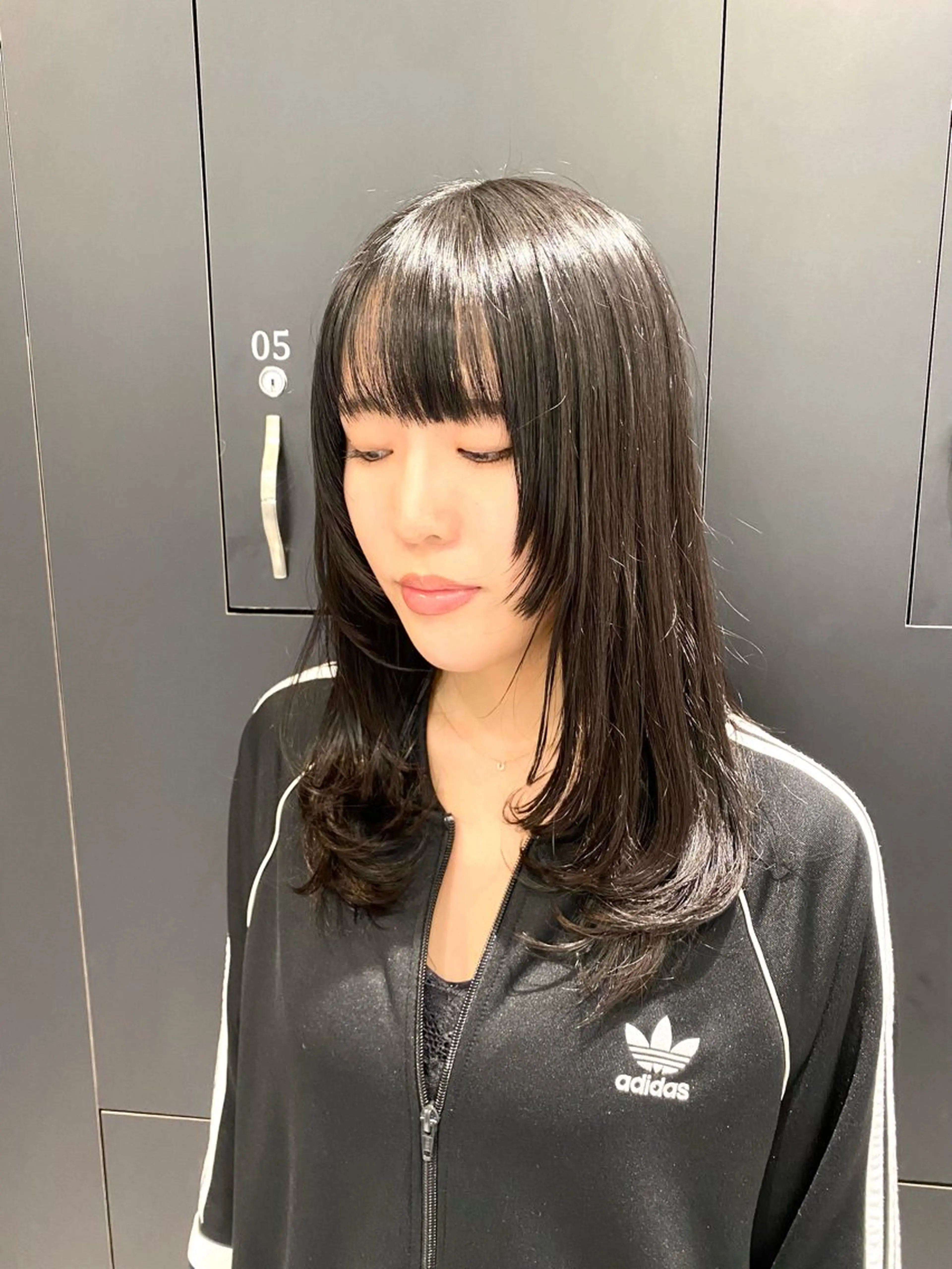 ミディアム カラー 髪質改善水素TR× レイヤーカット/熊澤のヘアスタイル