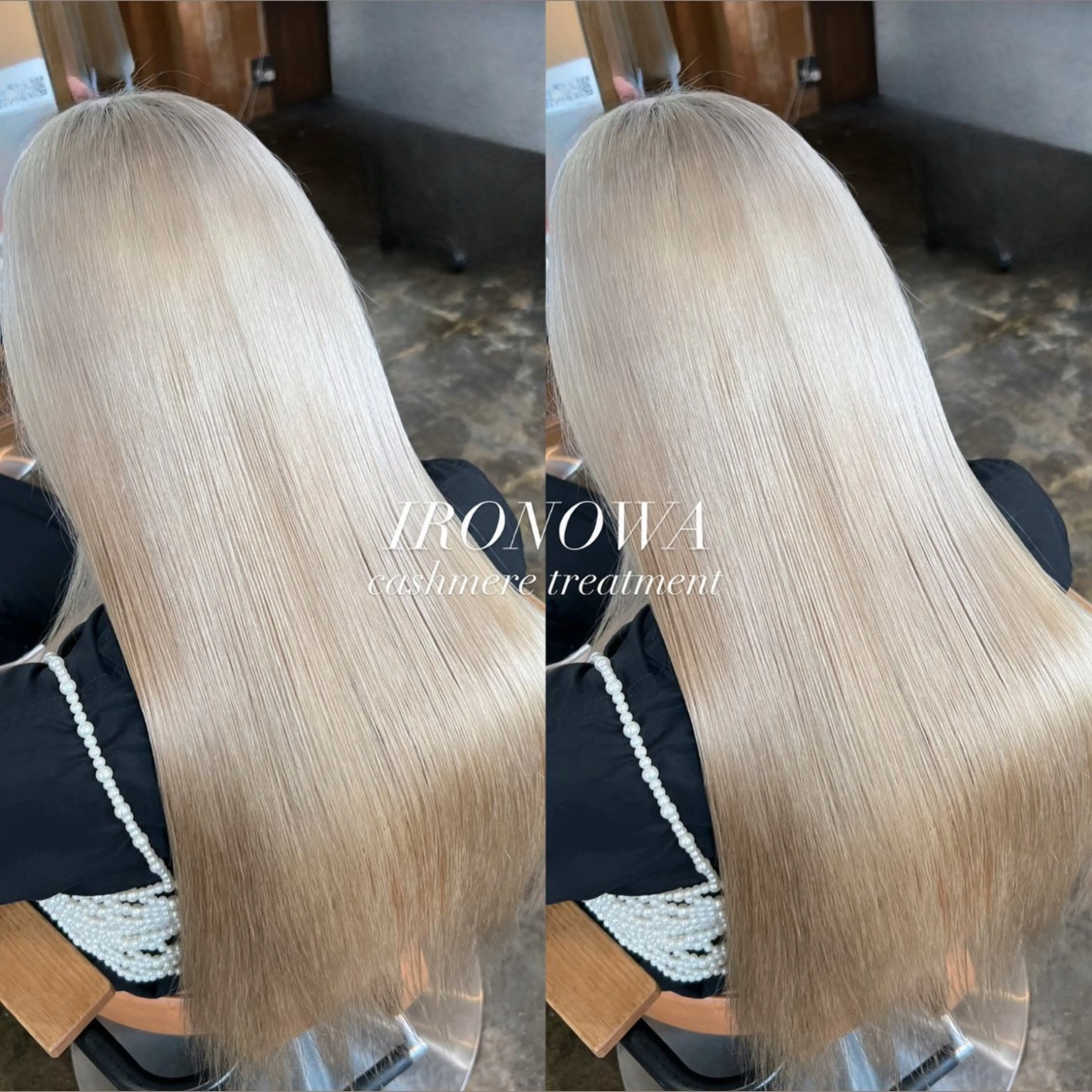 【💎ブリーチオンカラー+カット＋トリートメント💎】痛ませないブリーチ🌟カラー剤､トリートメント種類変更🉑の写真