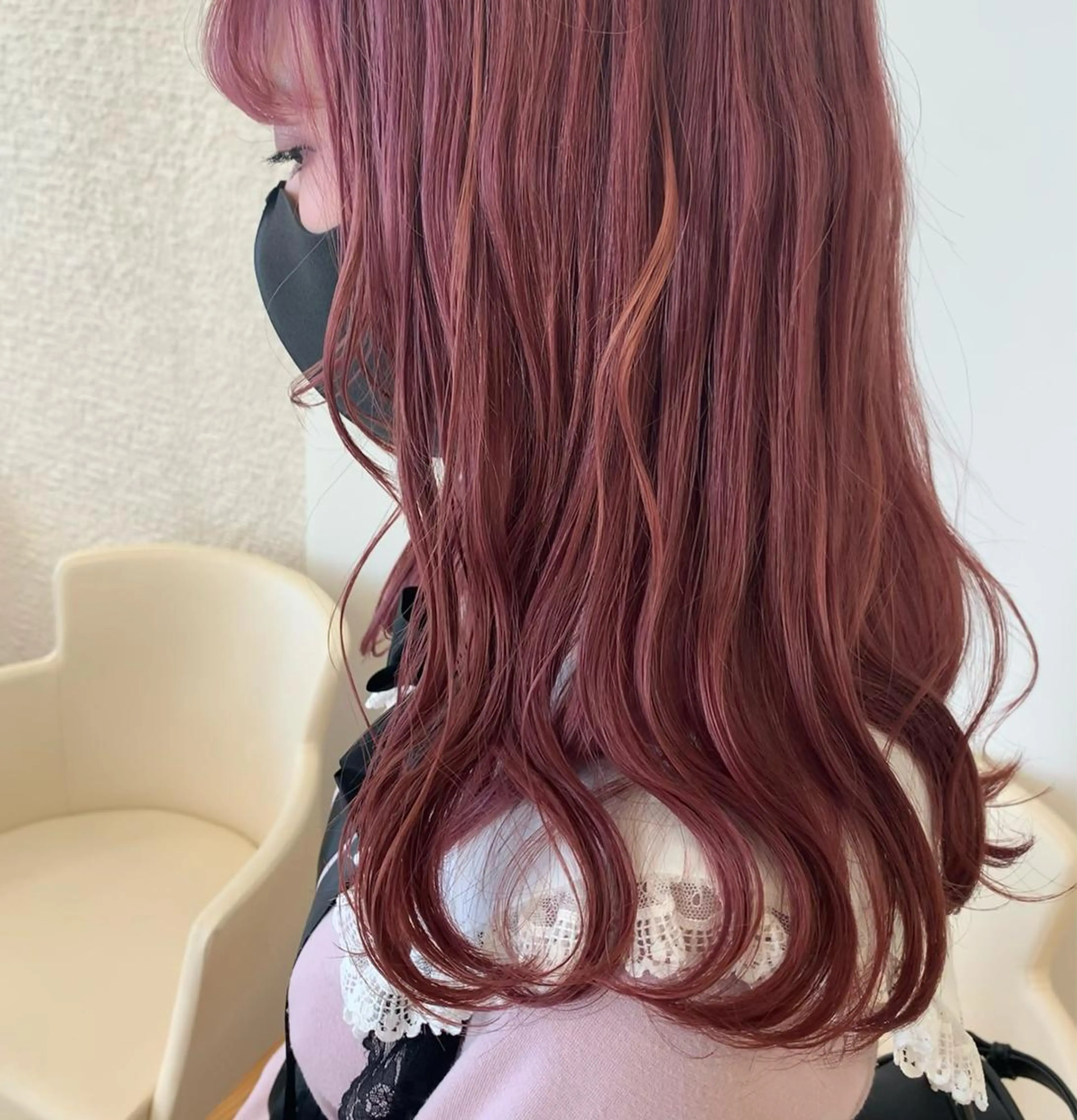 セミロング カラー ヘアカラー トリートメント ハイトーン/ウルフ /レイヤー/坂野幸伸のヘアスタイル