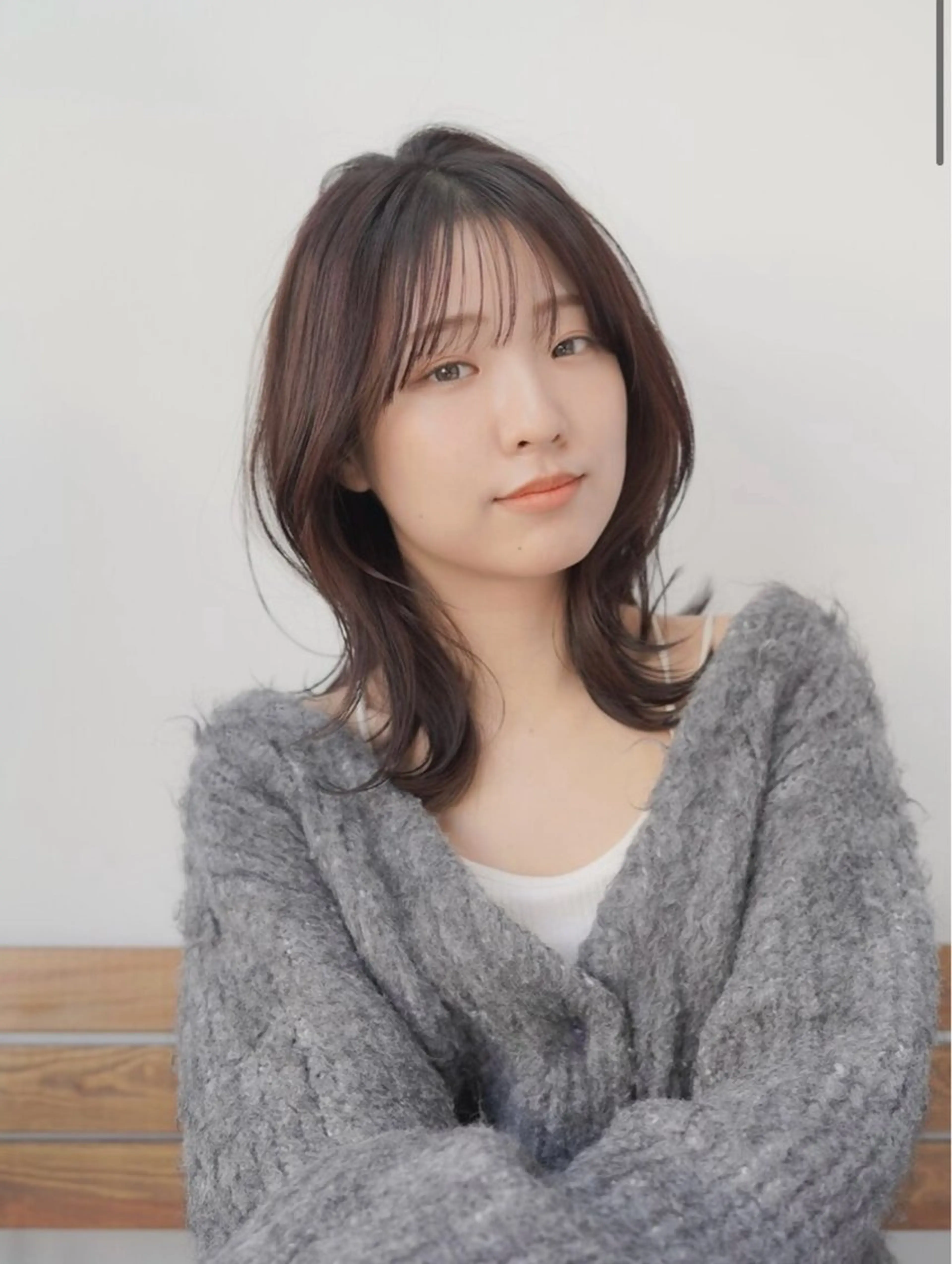 平日限定 骨格診断カット+ナチュラル縮毛矯正+オージュア超音波4trの写真