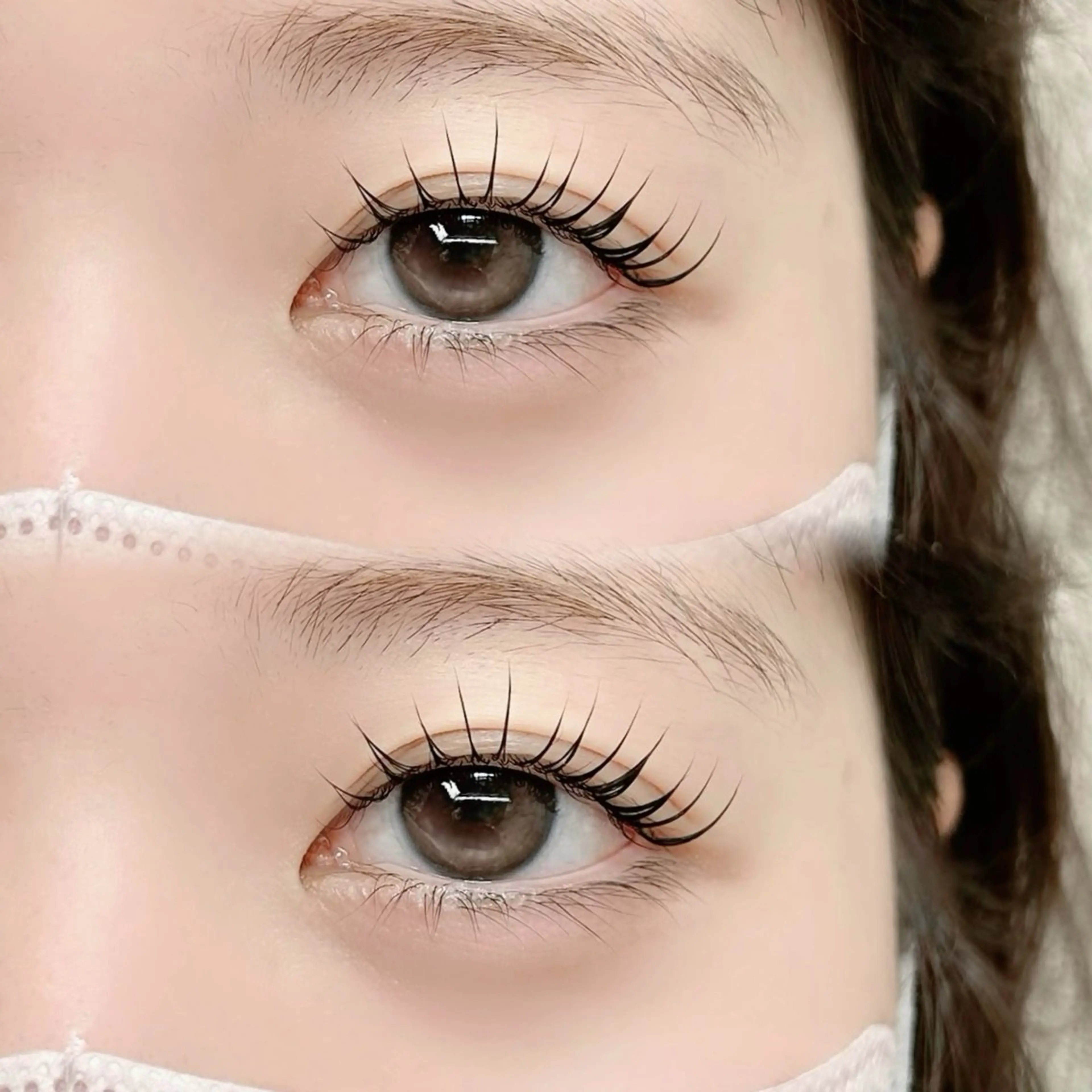 マツエク・マツパ 一重×まつ毛パーマ GO TODAY SHAiRE SALON 新宿Ciel店所属・似合わせまつ毛🫧 さくら🌸のマツエク・マツパデザイン