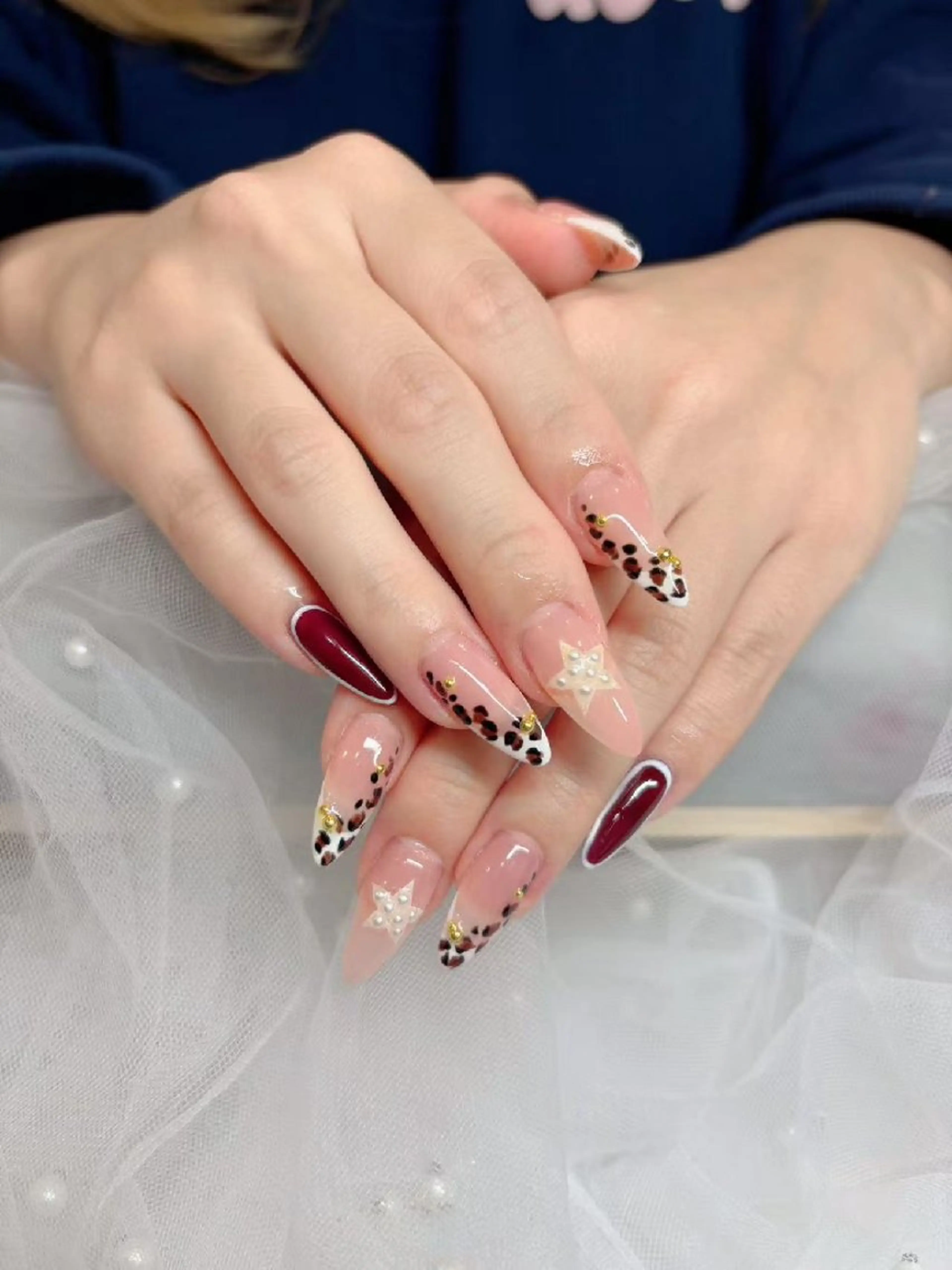 ネイル フットネイル フレンチネイル ジェルネイル ガラスフレンチ 韓国ネイル ハンドネイル ハンドケア The  Nail 新大久保店のその他イメージ