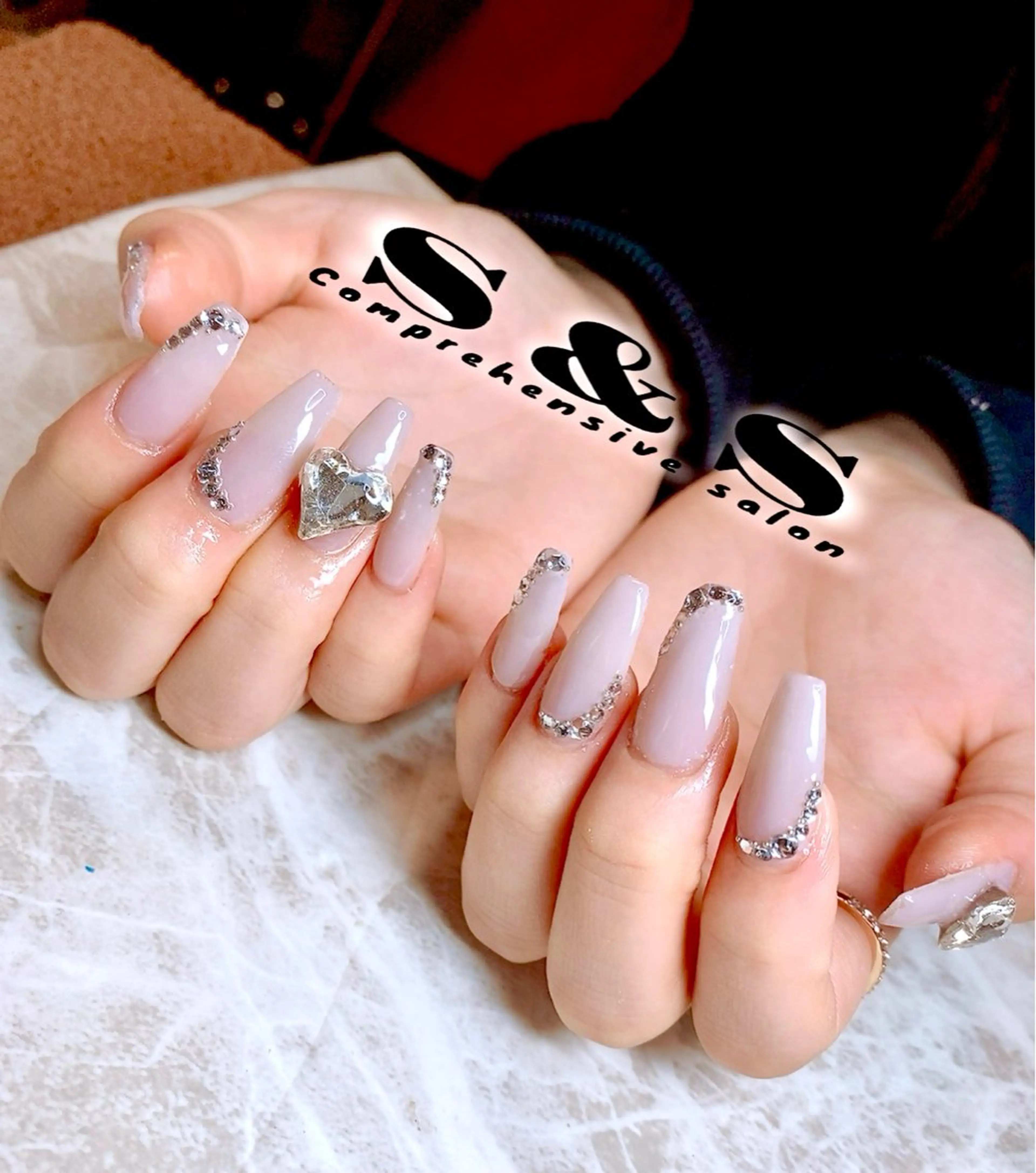 ネイル 長さ出し メンズネイル 持ち込み スカルプネイル S&S 村田小百合のネイルデザイン