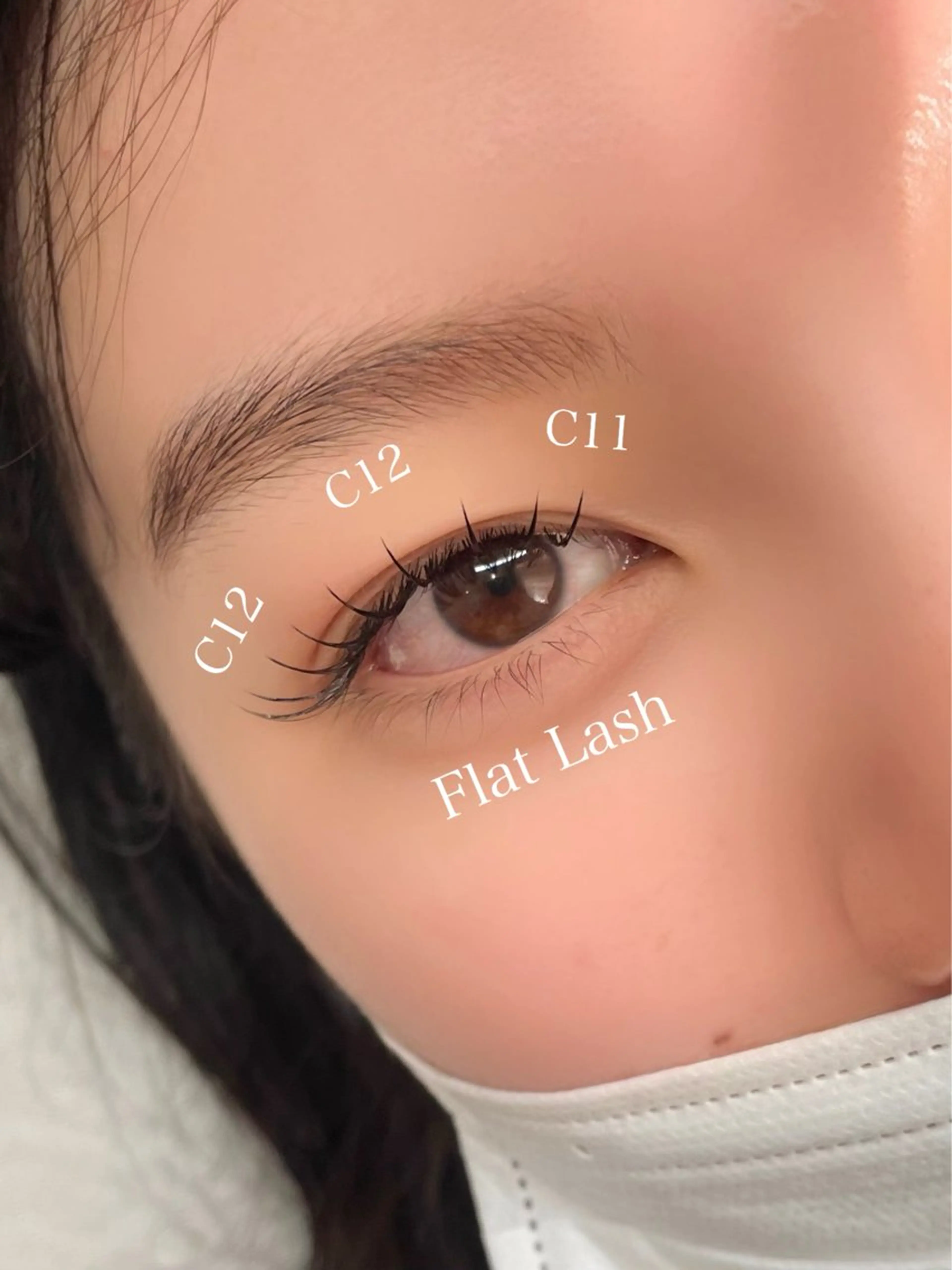 マツエク・マツパ amii.鶴屋町店所属・横浜/まつパ/ エクステ/ミユ♡のマツエク・マツパデザイン