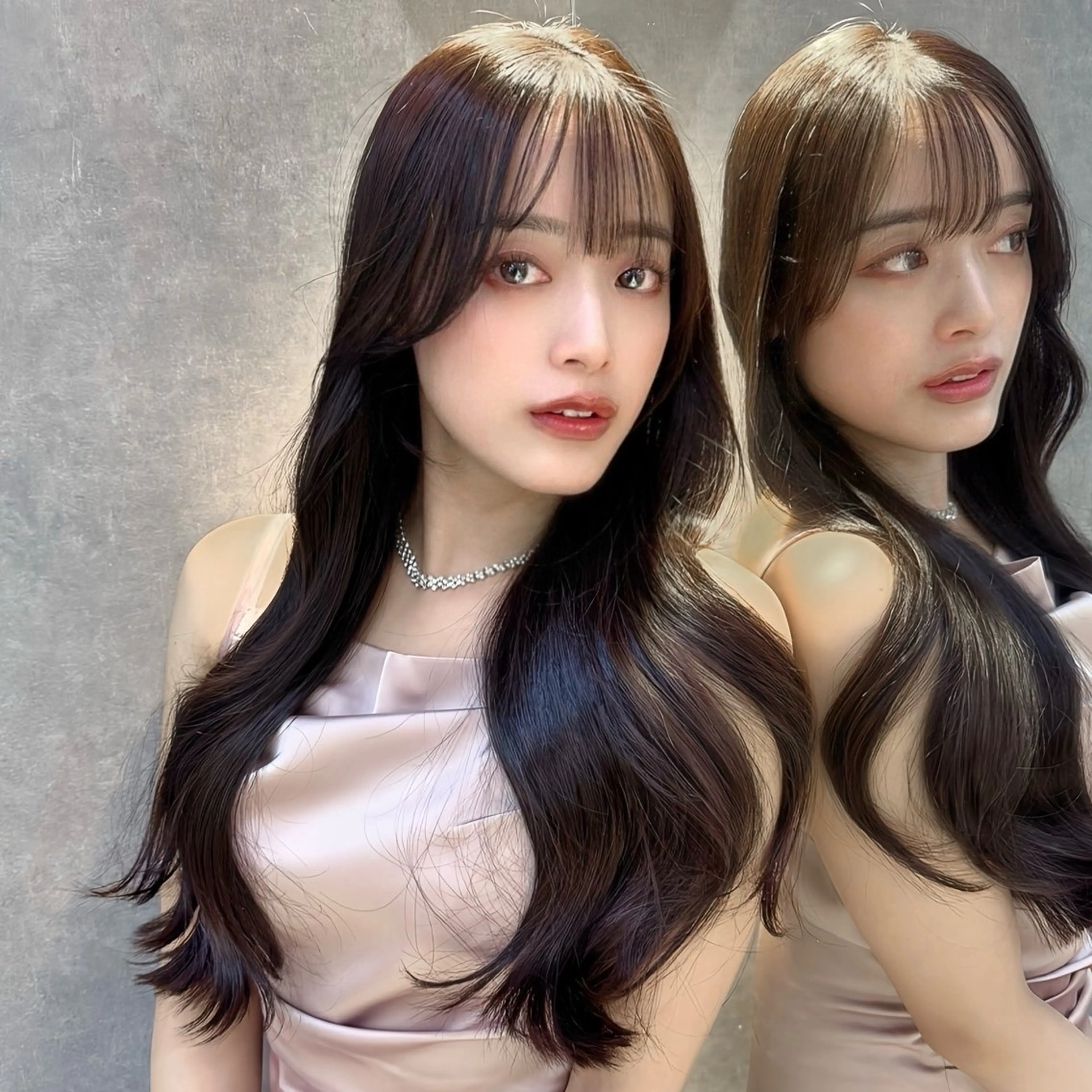 ロング レイヤー/韓国 ❤️髪質改善　芹奈のヘアスタイル