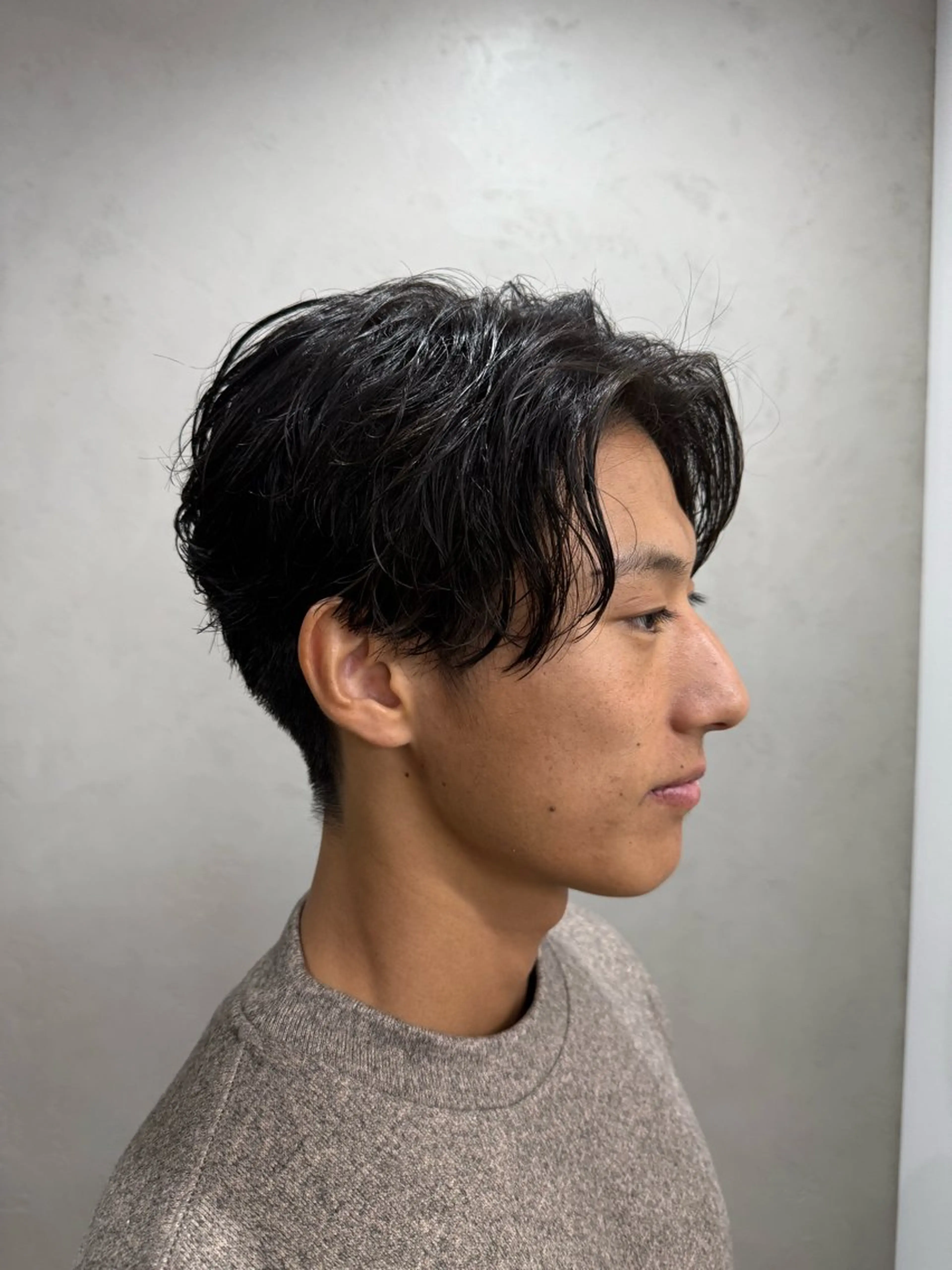 ショート 柏/メンズパーマ/ ナチュラル/颯寿のヘアスタイル