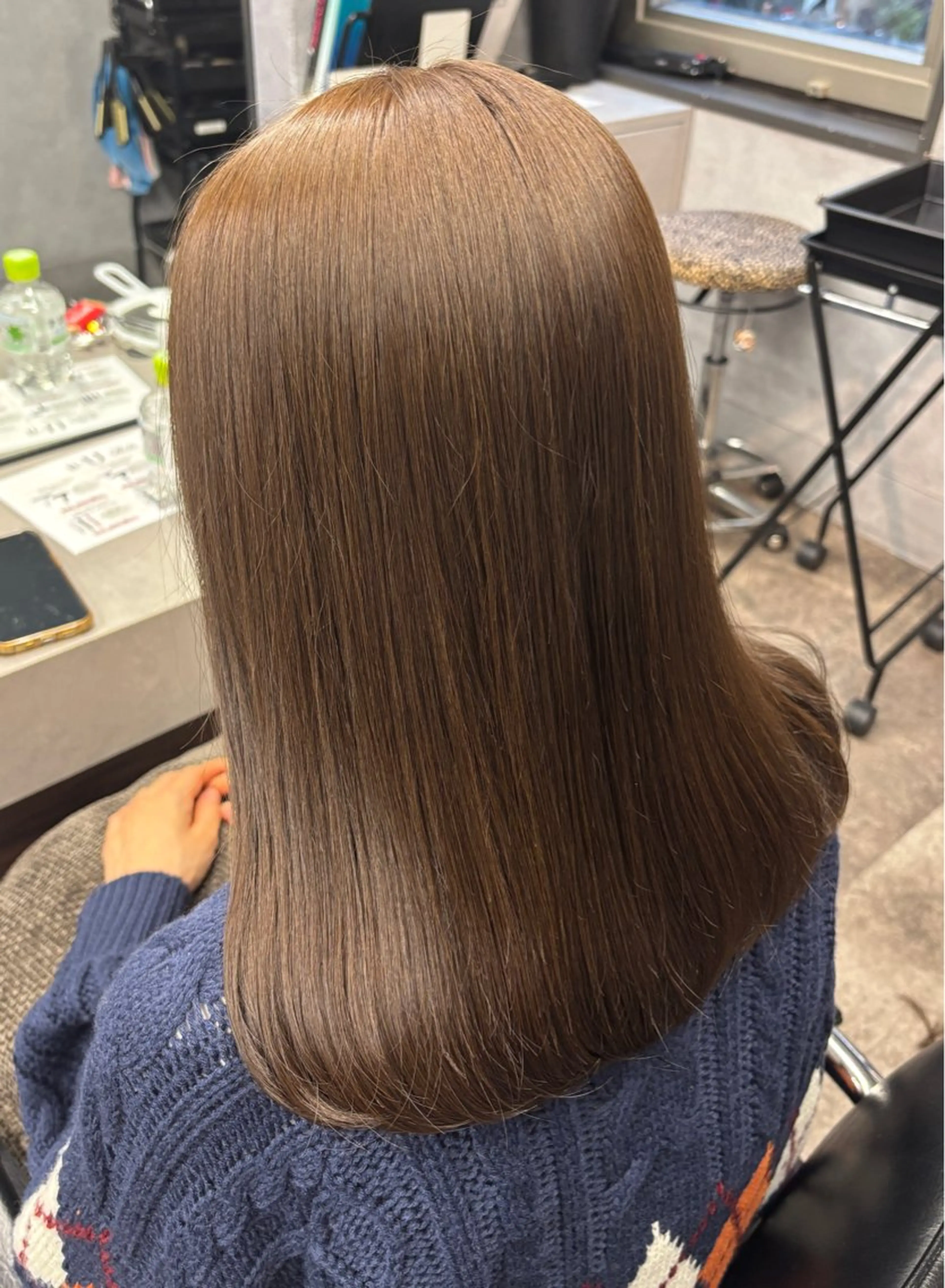 ミディアム カラー 卒業式のヘアスタイル カット ヘアカラー トリートメント レイヤーカット×暖色 カラー🎀ASAKAのヘアスタイル