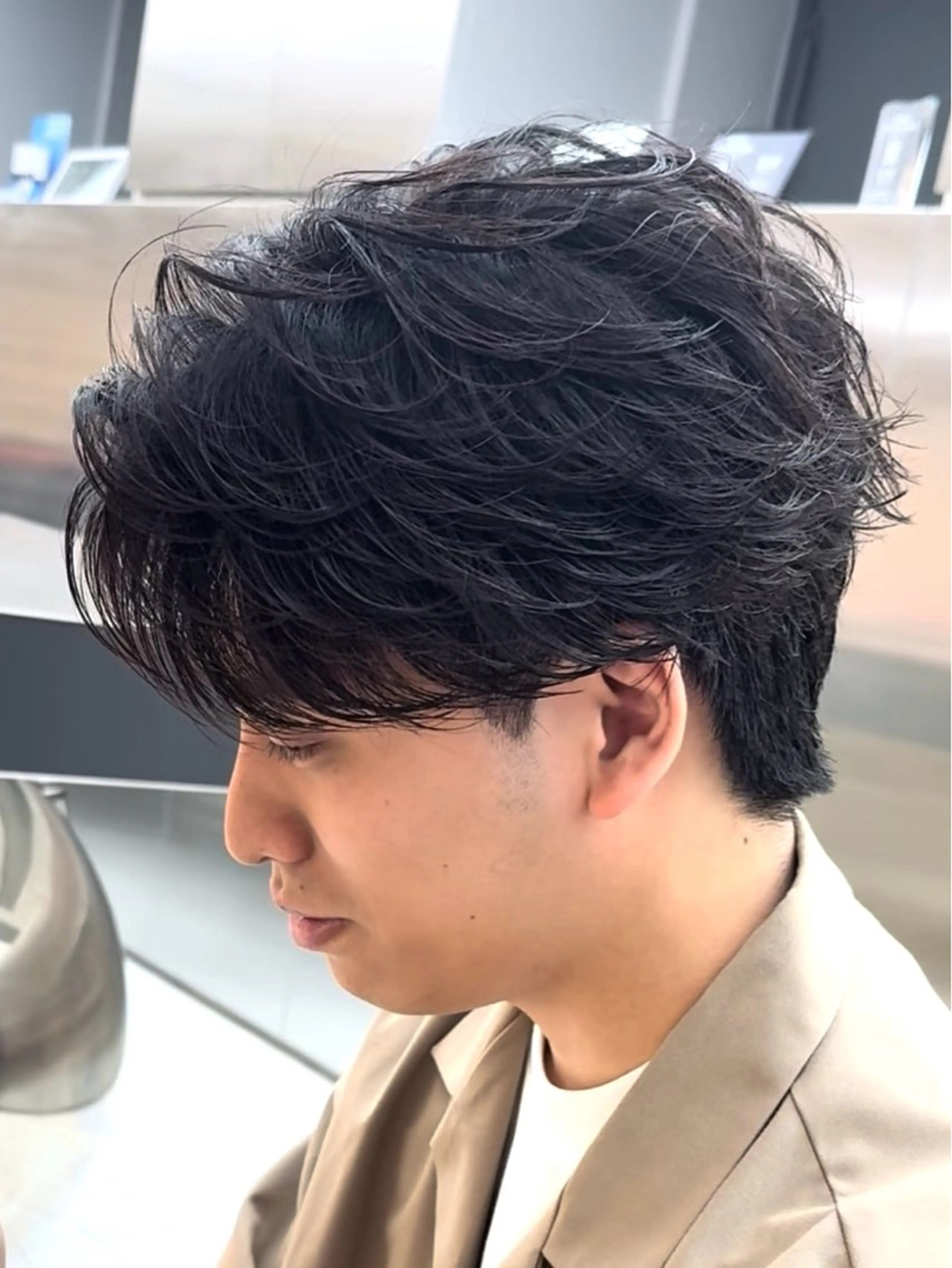 パーマ メンズ ゆきえ🤍 fifth/パーマ‪のヘアスタイル