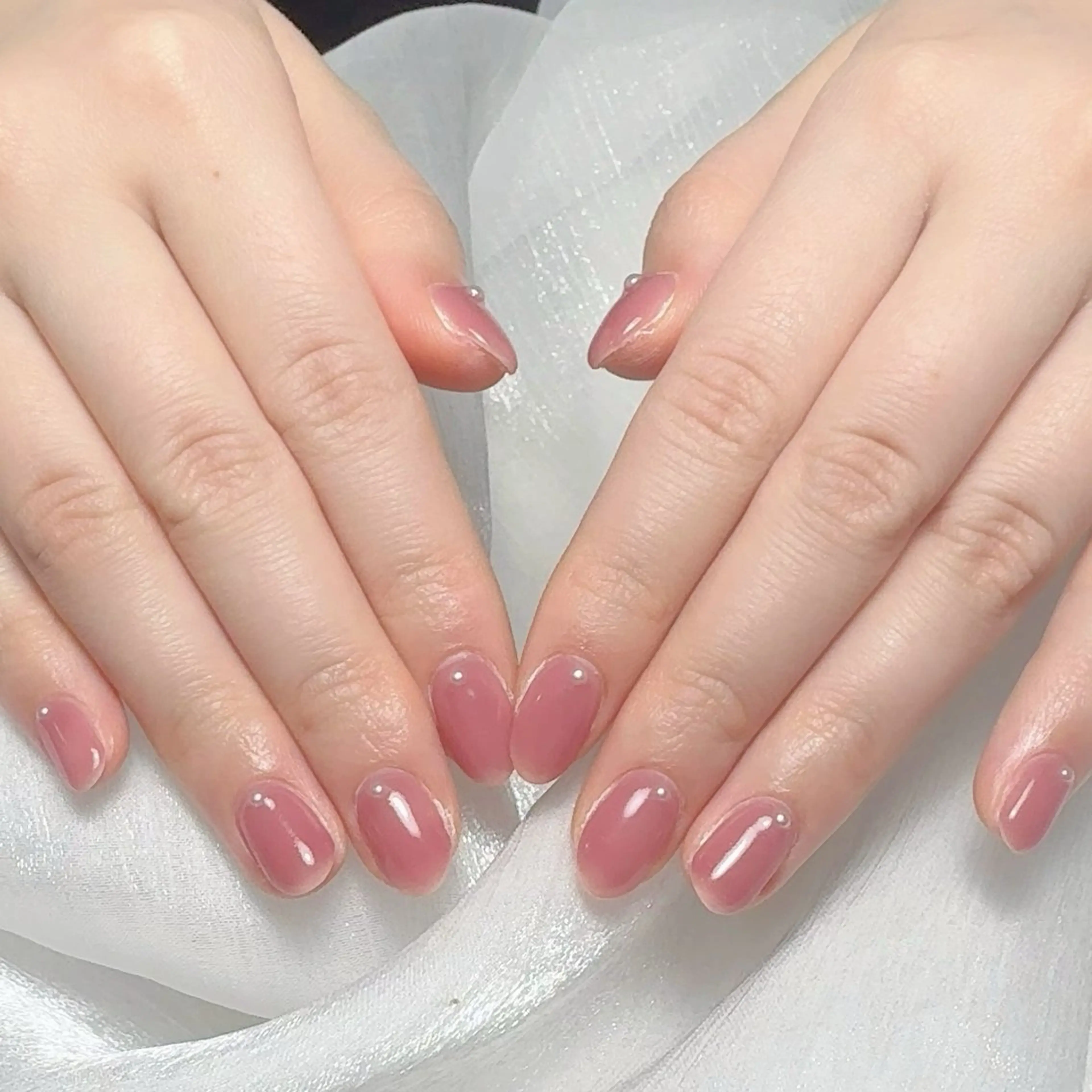 メンズ ネイル メンズ韓国風 アートネイル オーロラネイル ガーリー キラキラネイル ハンドネイル Nail salon 木にいるのネイルデザイン