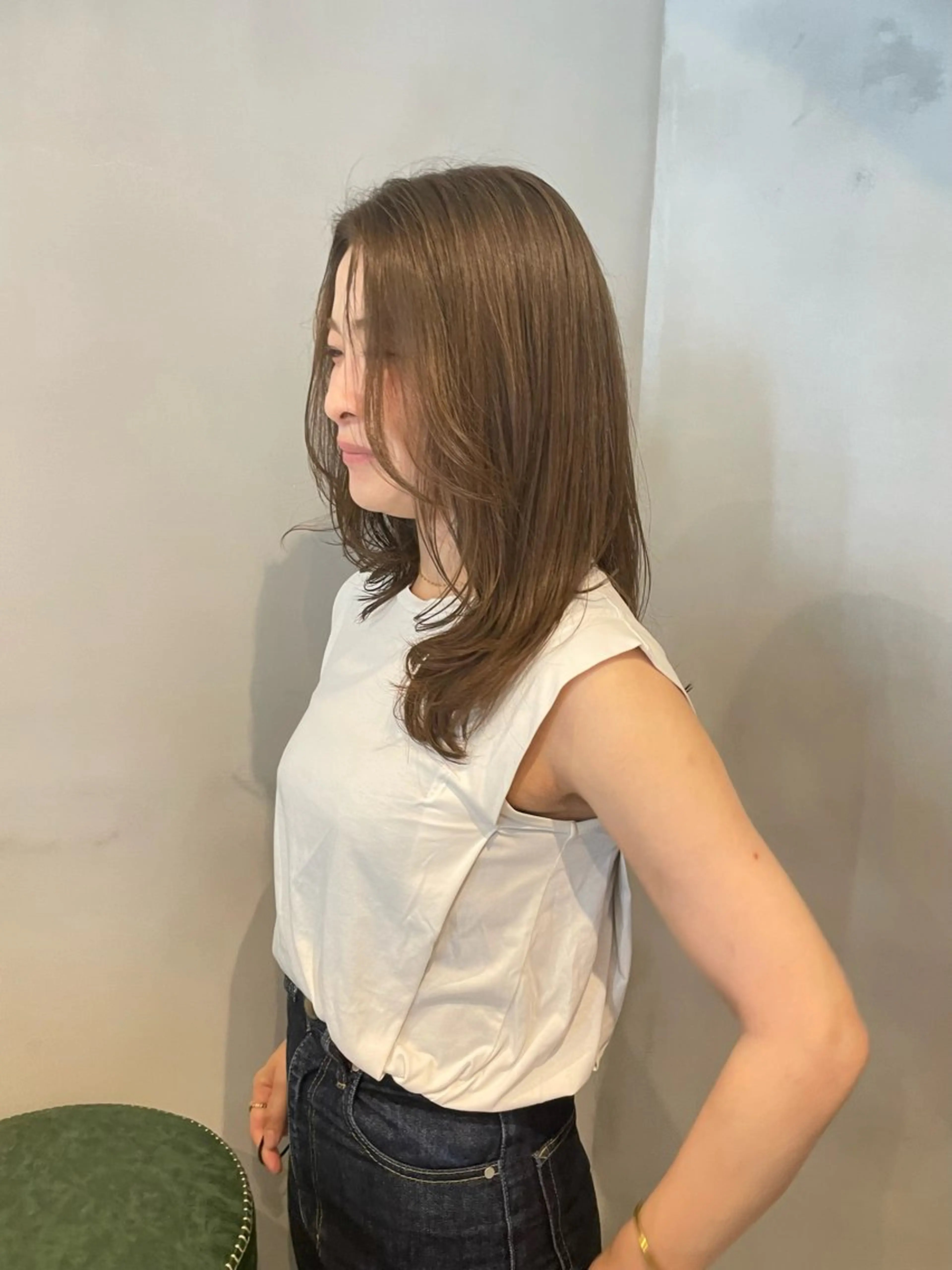 セミロング カラー 🫧カットモデル募 集中🫧momokaのヘアスタイル