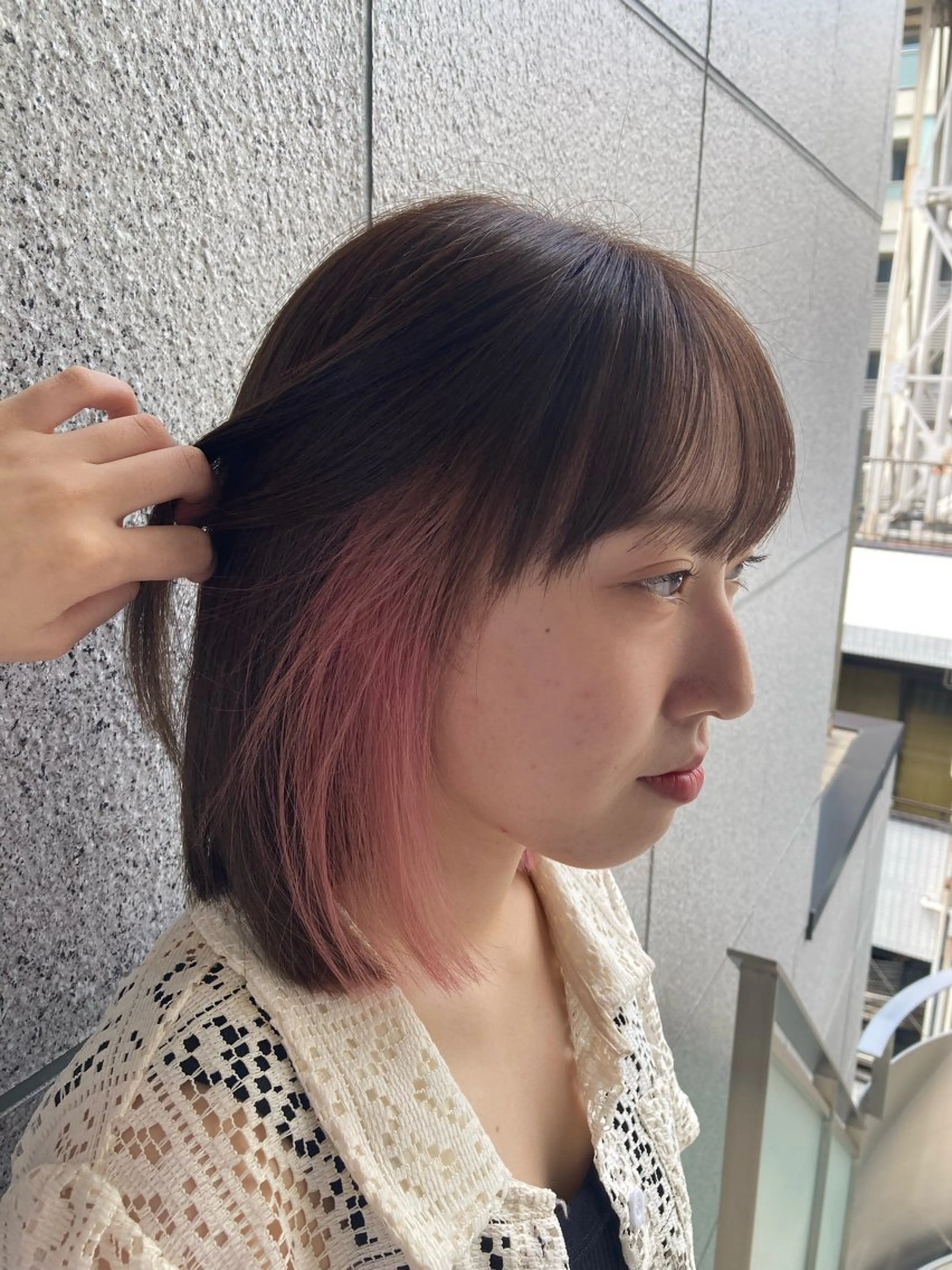 【ポイントカラー】ポイントブリーチ＋全体カラー💫 / ブリーチ部分のみのカラーの方は別クーポンヘ♪の写真