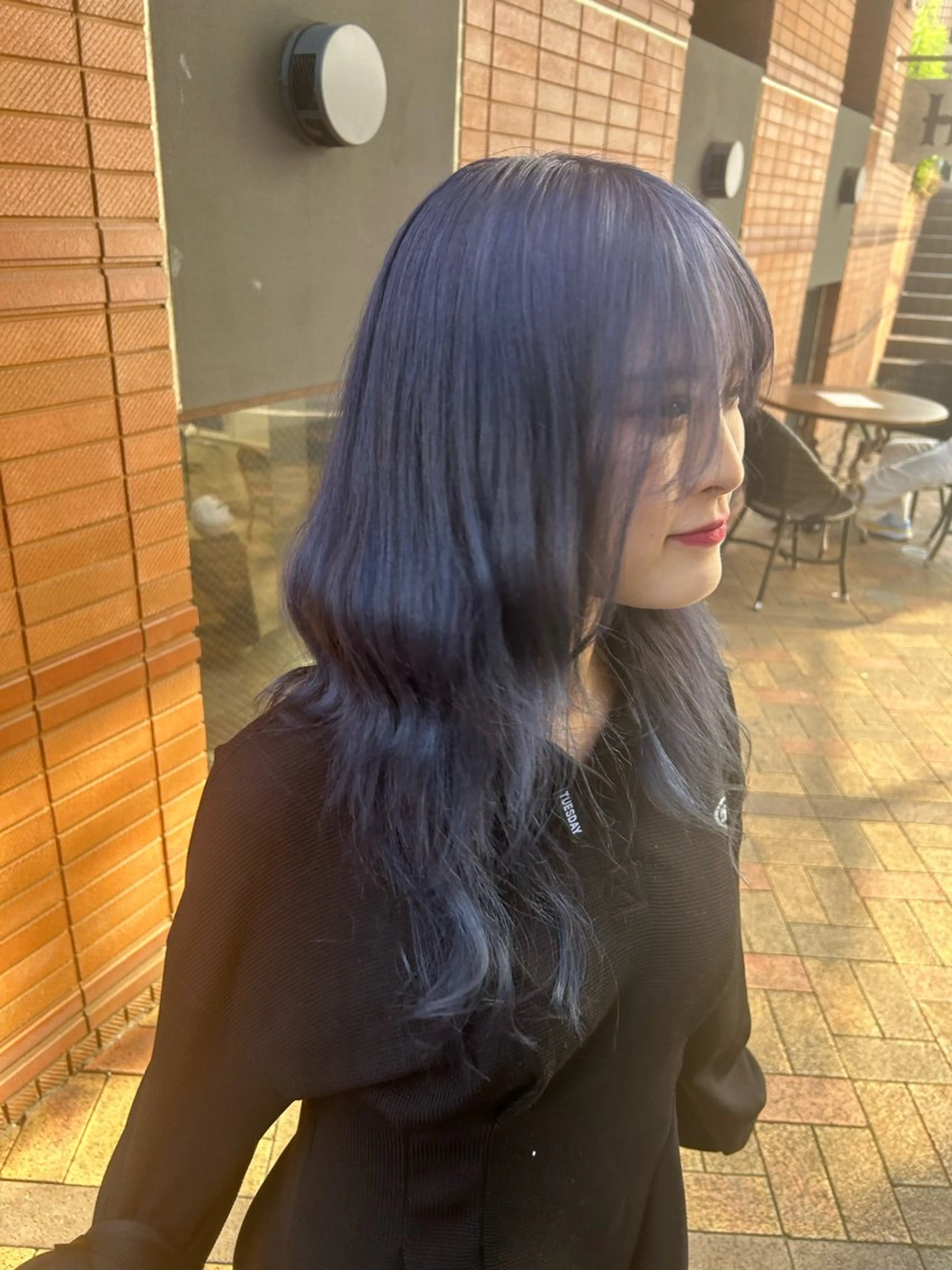 ロング ヘアカラー 透明感カラー💙 髪質改善✨タイガ✨のヘアスタイル