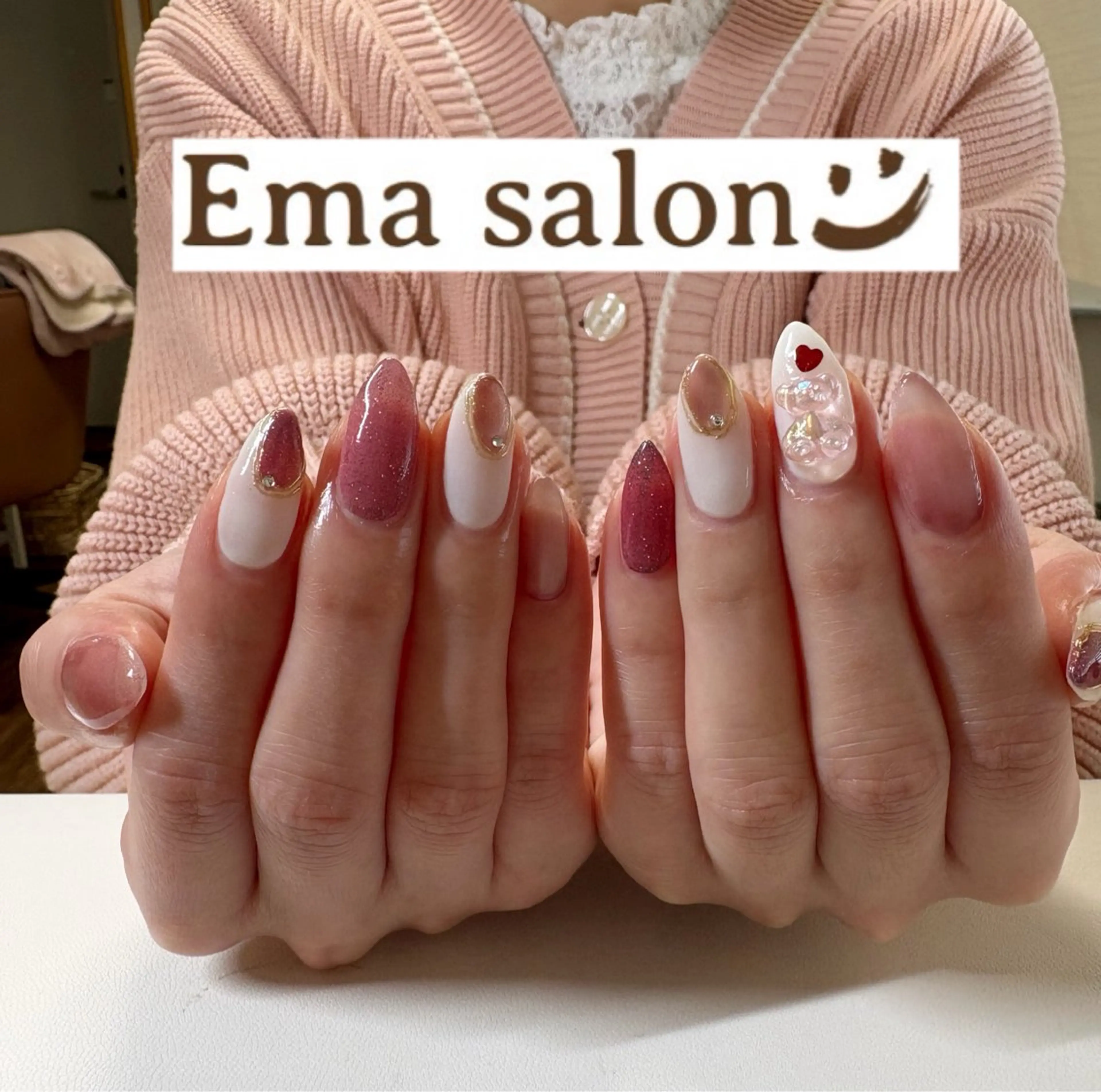 ネイル 持ち込み ハンドネイル Ema salon所属・Ema salon hiromiのネイルデザイン
