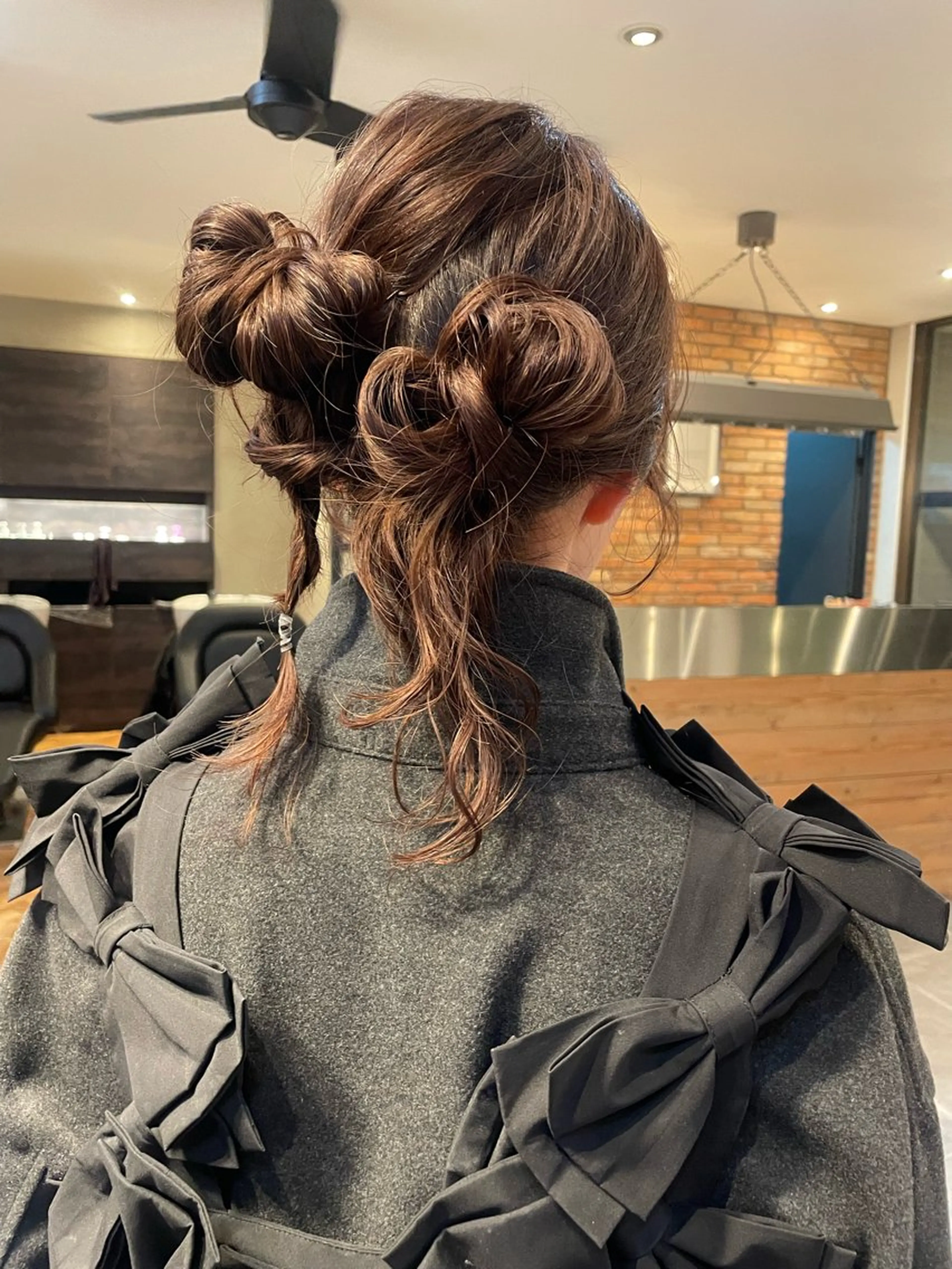 ロング パーマ ヘアアレンジ ヘアセット GUESTs所属・優音 /パーマのヘアスタイル