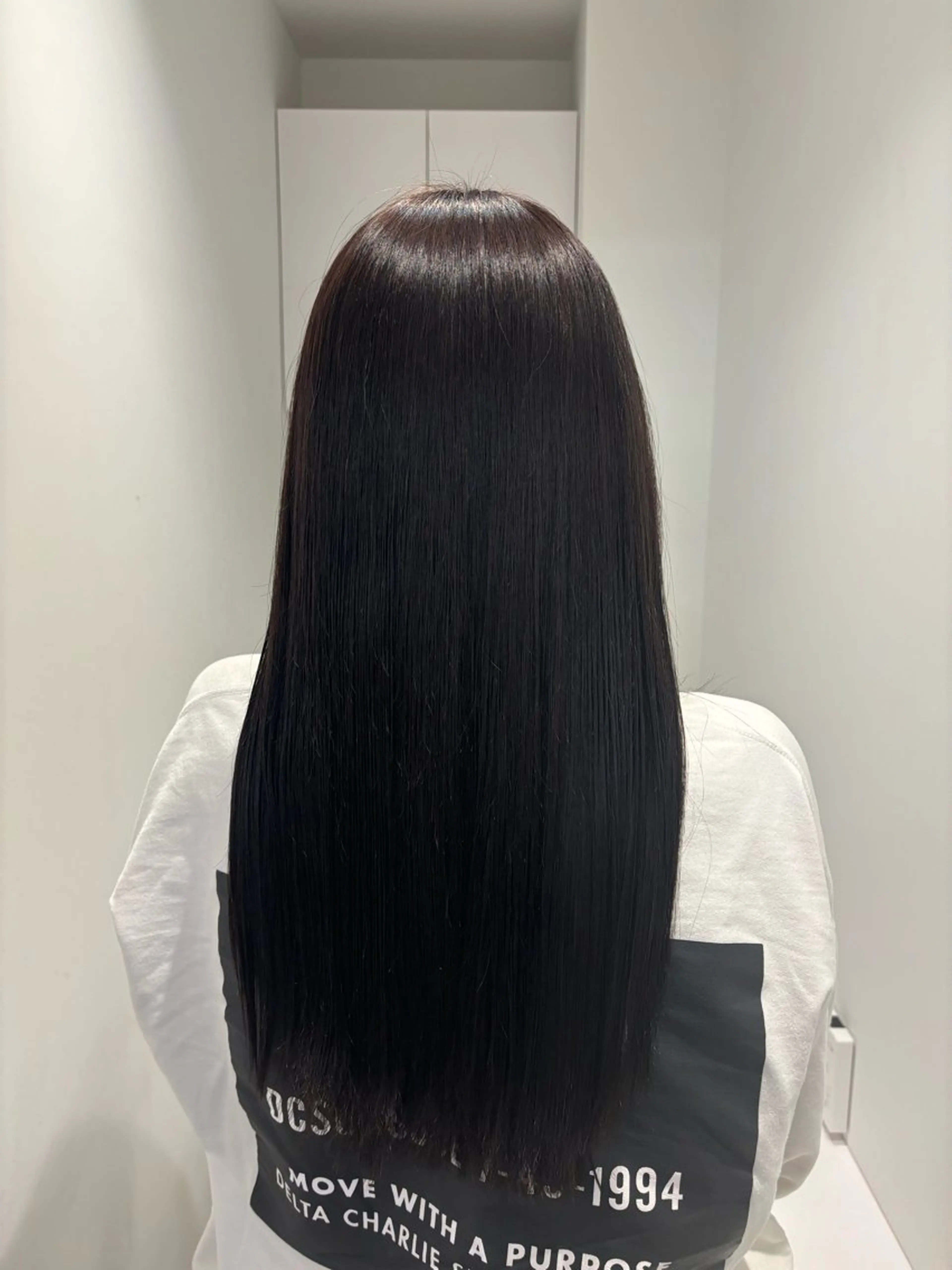 ロング ヘアカラー リン🔔ボブ cut ベージュカラー🤎のヘアスタイル