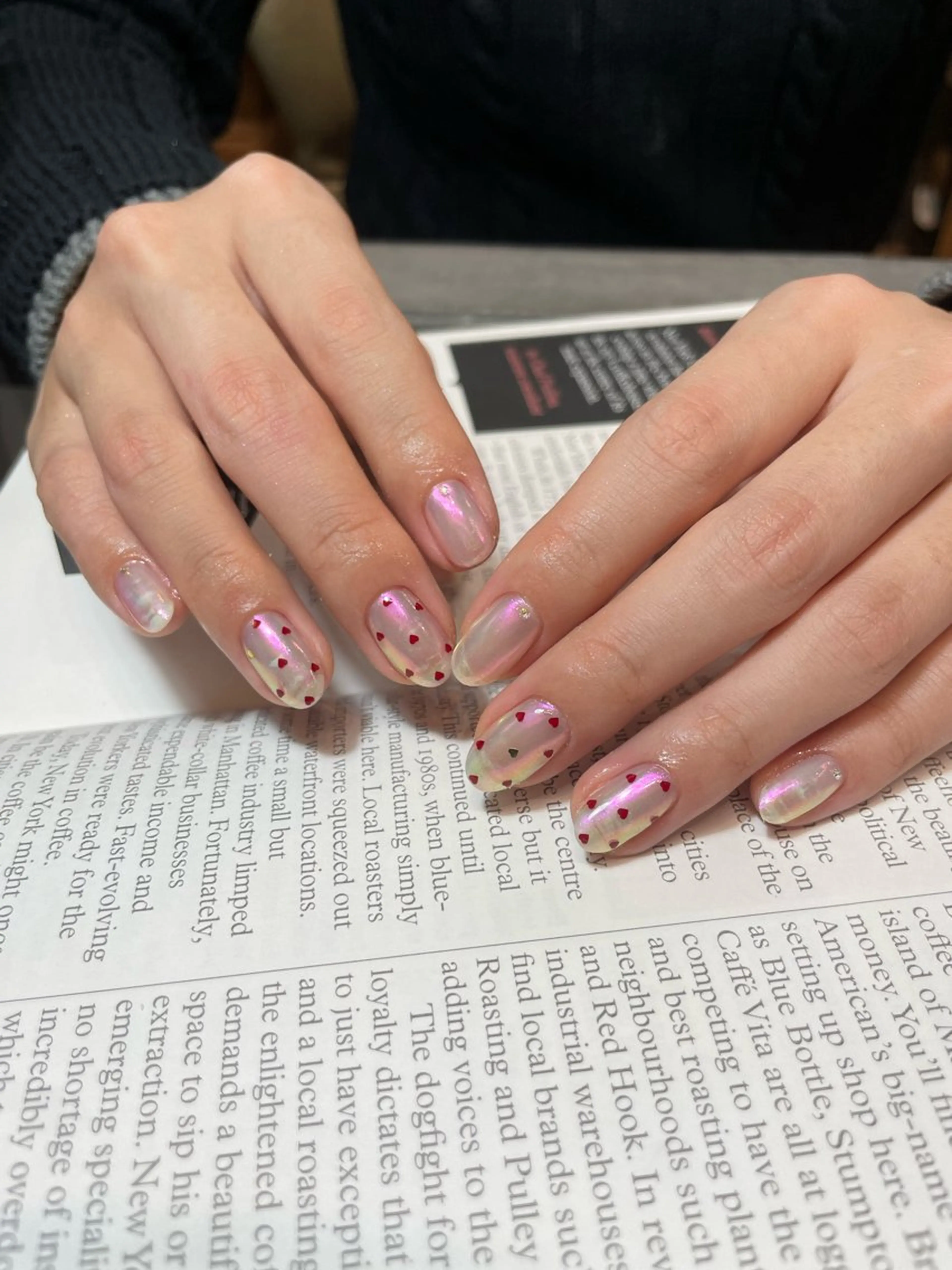 ネイル ミラーネイル 🫧Sunrich lu🤍のネイルデザイン