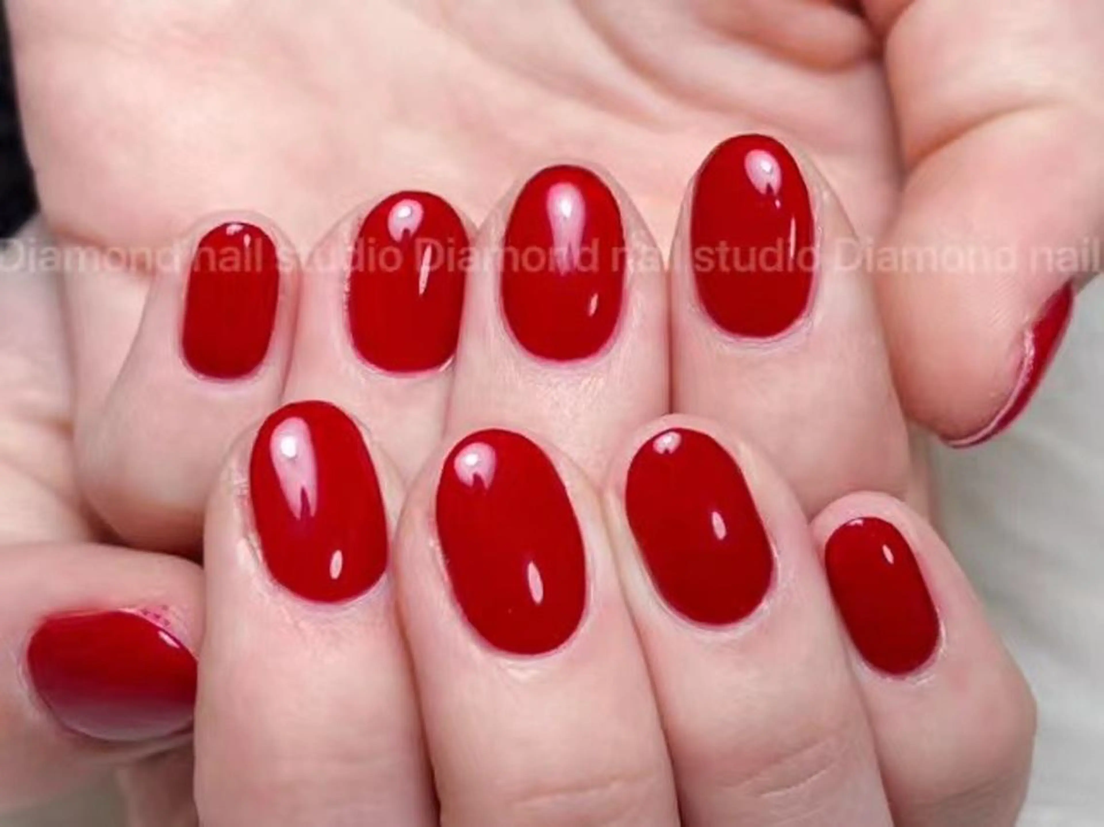 ショート ハンドネイル DIAMOND 💦のネイルデザイン