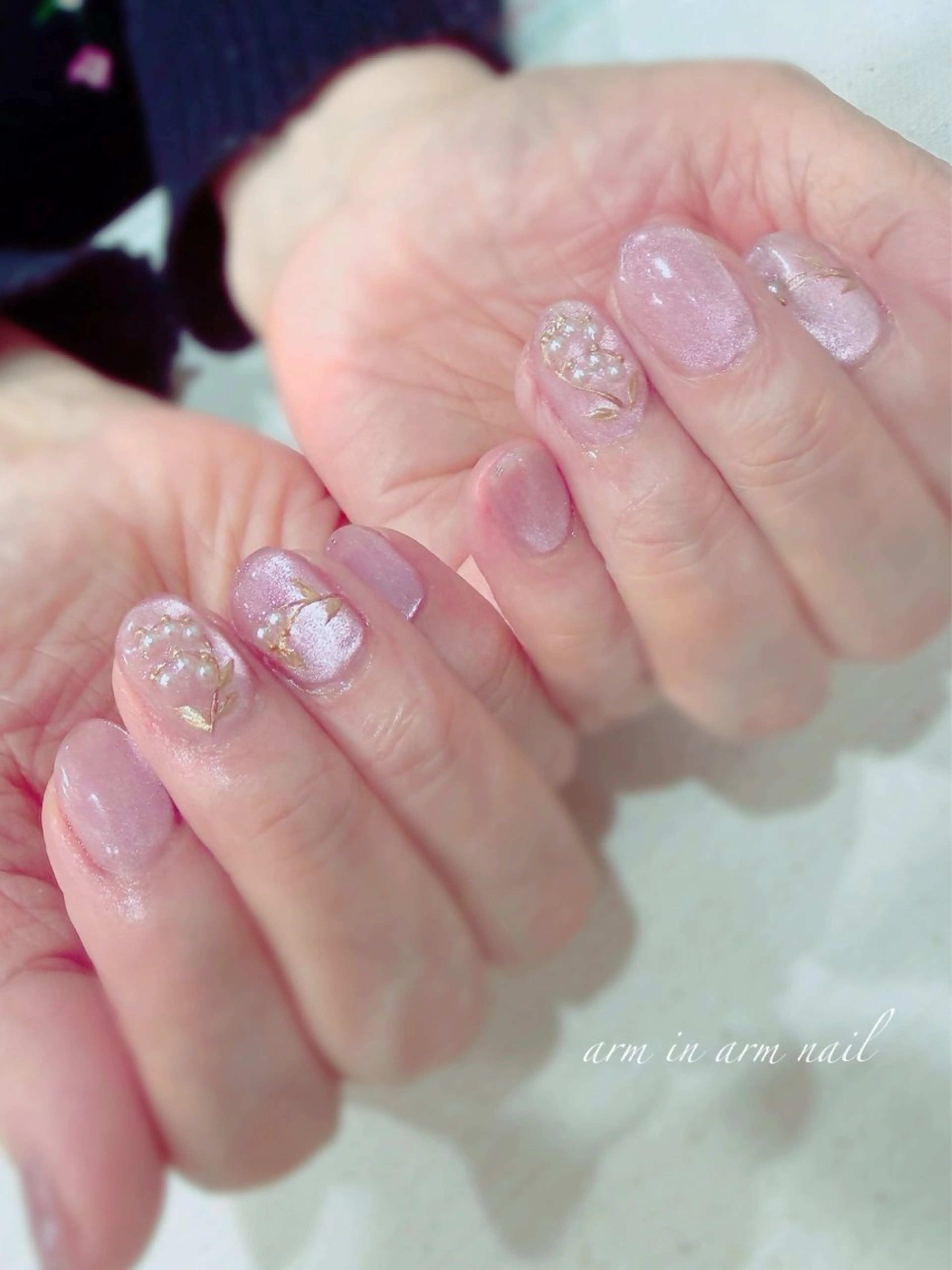 ネイル arm in arm ︎✿Yamamotoのマツエク・マツパデザイン