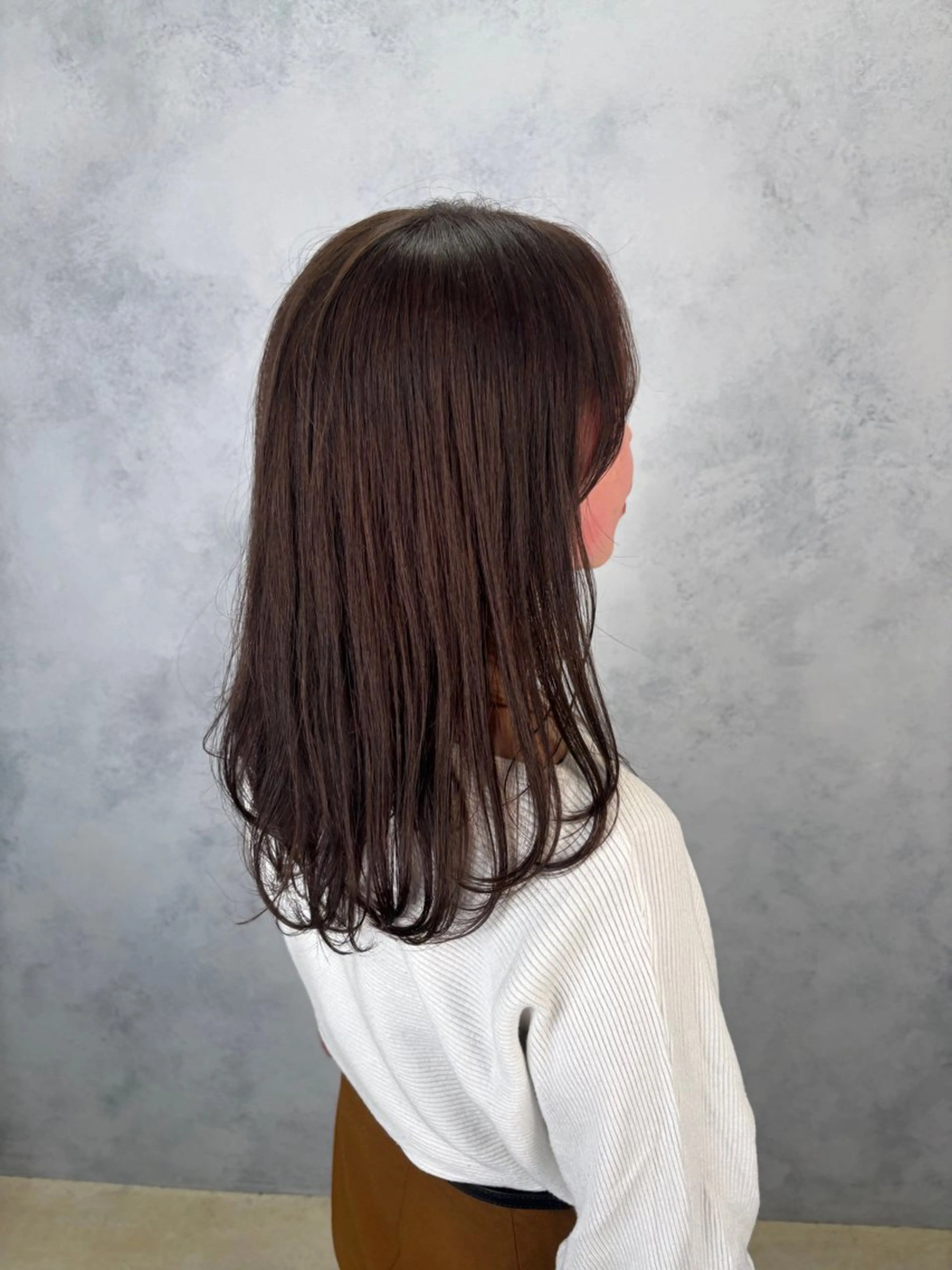 セミロング カラー カット ヘアカラー トリートメント Rui /池袋/モデル募集中のヘアスタイル