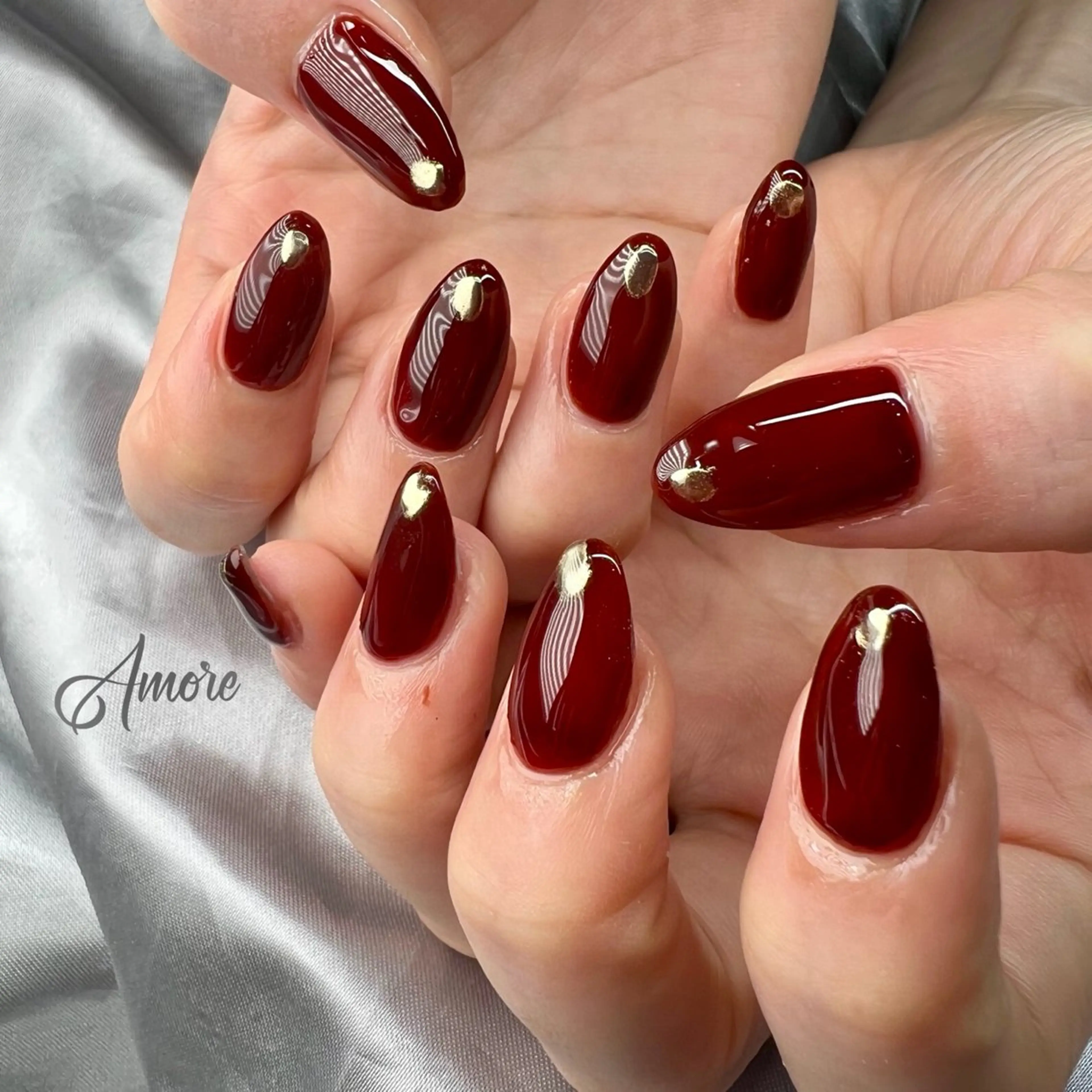 ネイル ジェルネイル キラキラネイル 韓国ネイル パラジェル 冬ネイル You kyehwaのネイルデザイン