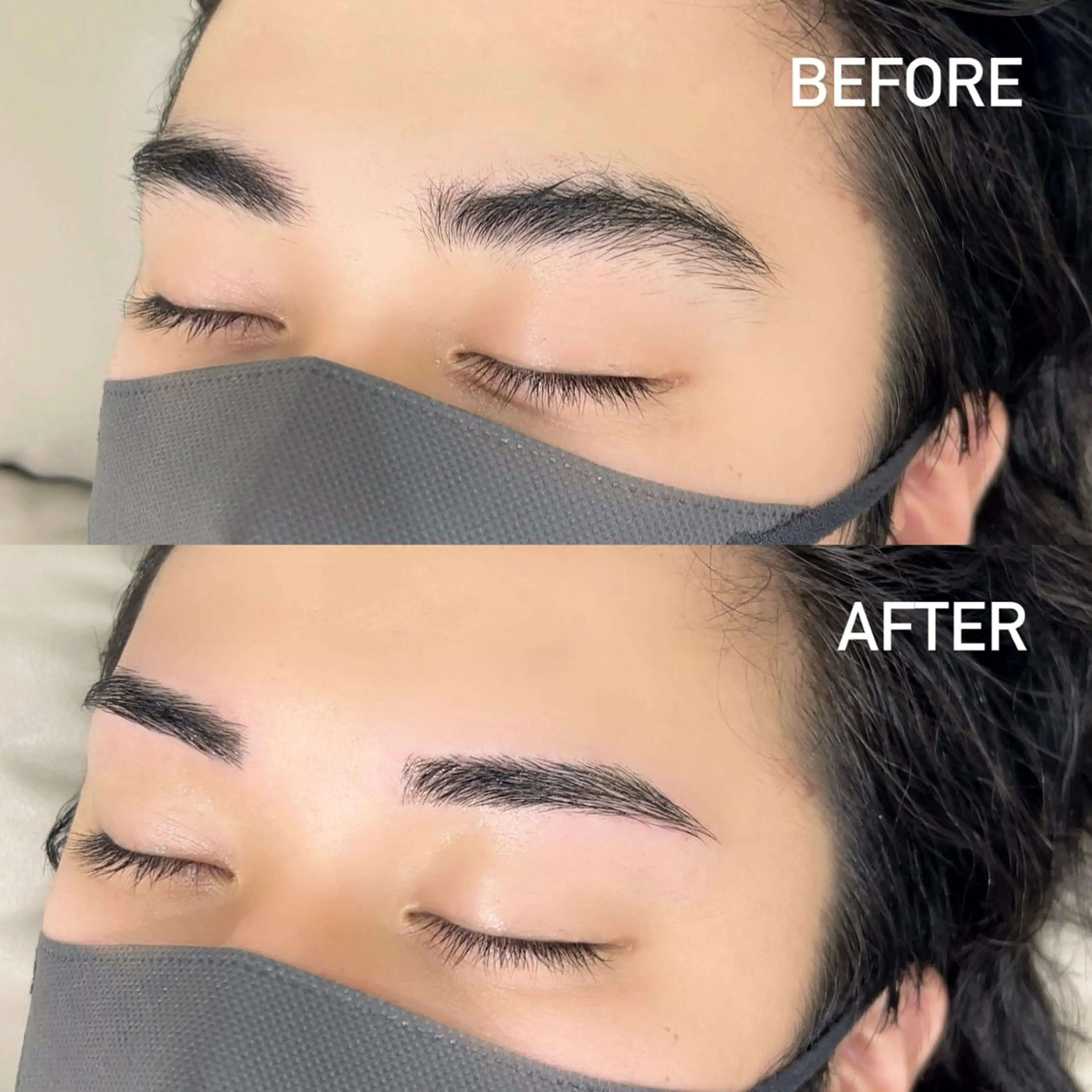 メンズ アイブロウ リコ 🍦🩵のマツエク・マツパデザイン