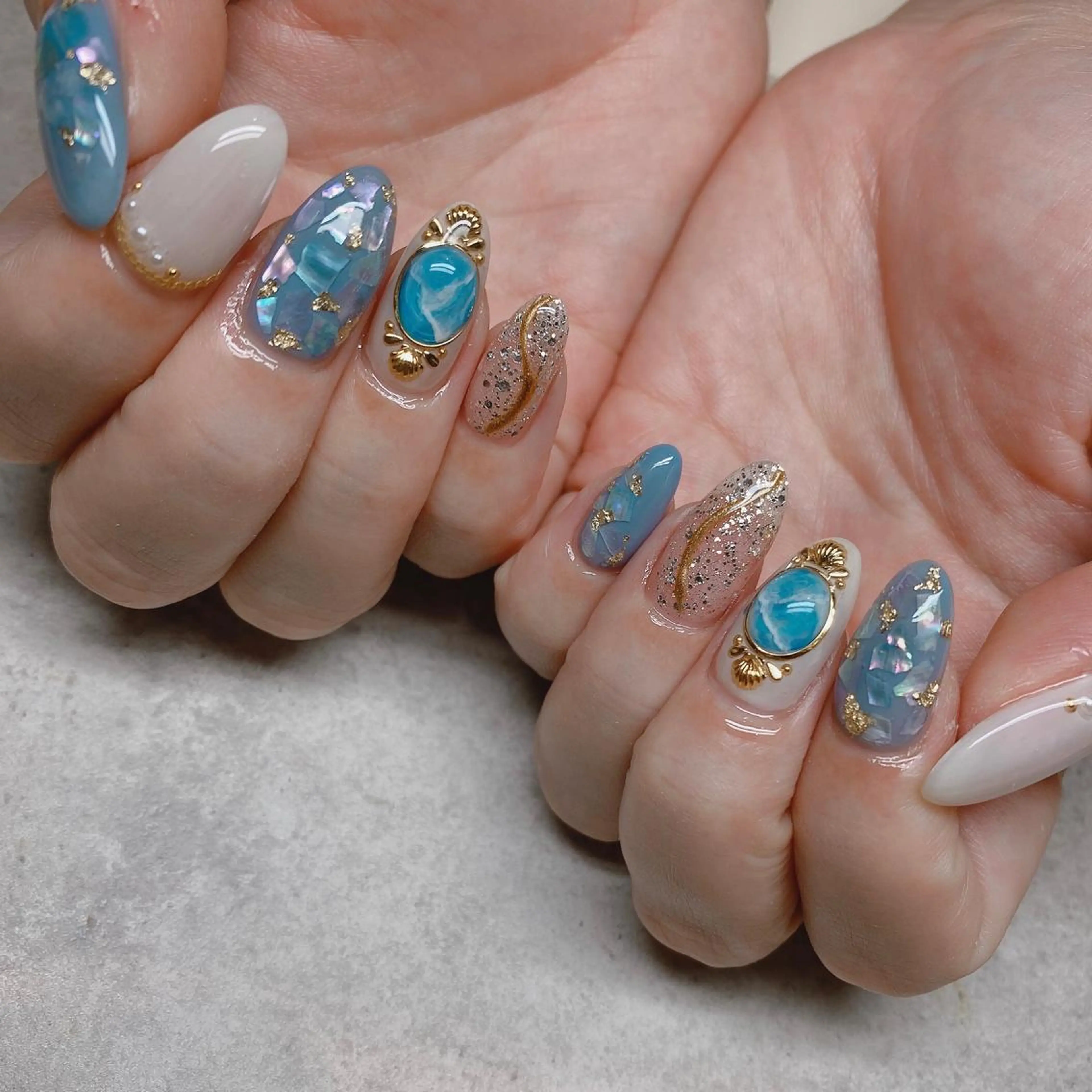 ネイル among アマン所属・lecoa_ kana／amongのネイルデザイン