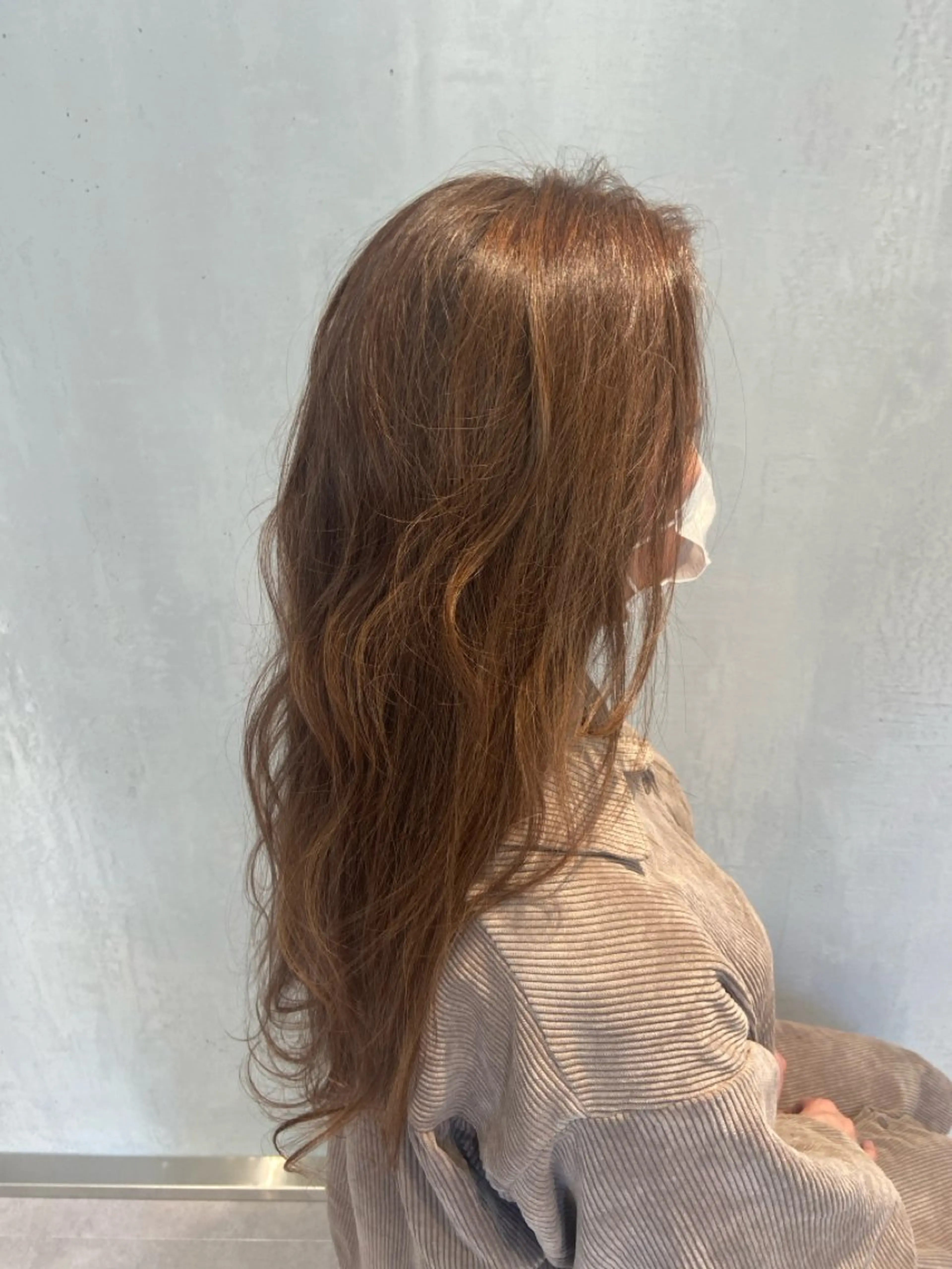 ロング カラー ベージュカラー ハイライトカラー ハイライト カット ヘアカラー DX SHARE SALON所属・matka白髪ぼかし 大人ヘア/KEIKOのヘアスタイル