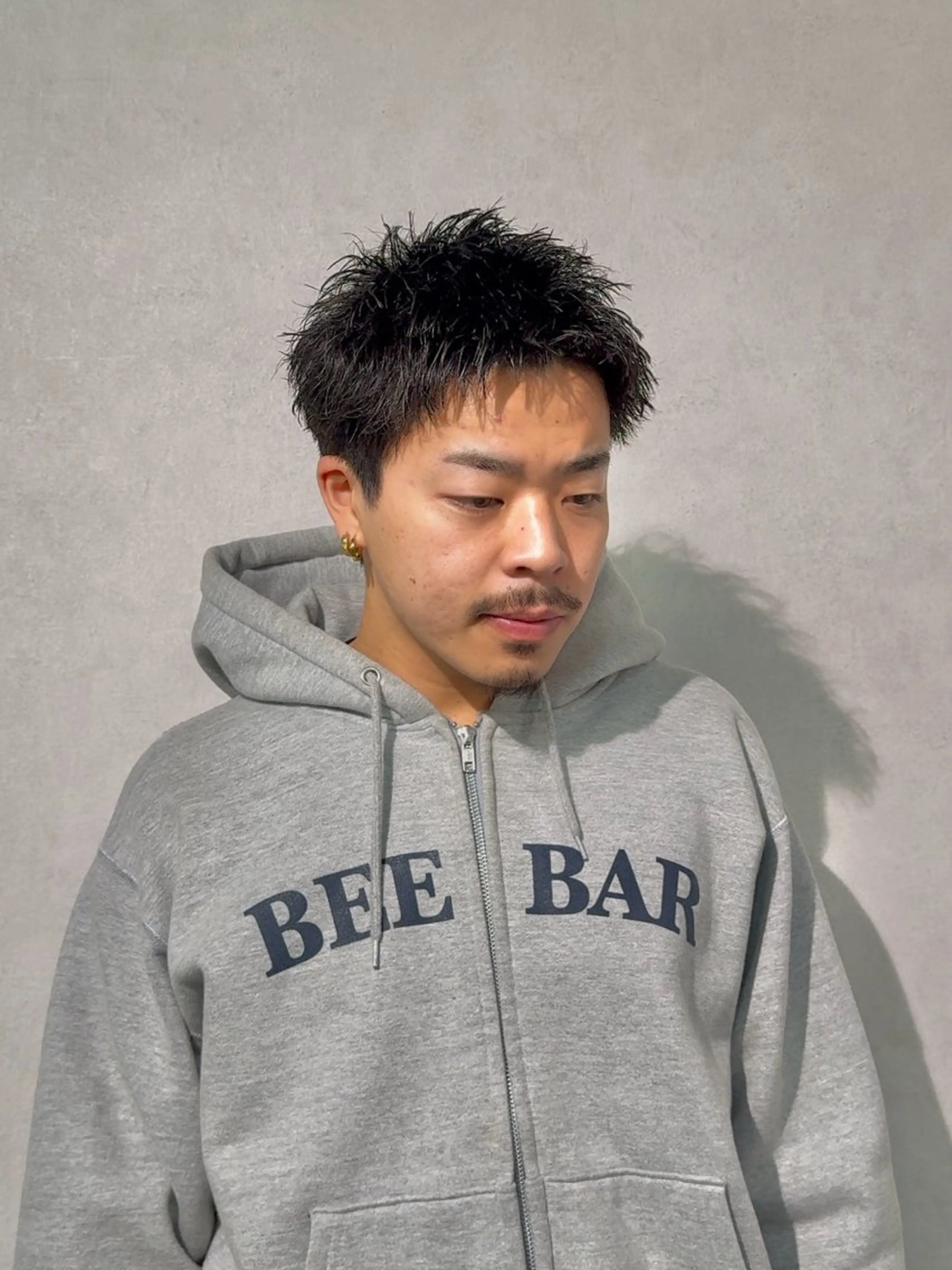 ショート パーマ メンズ スパイキーショート ショートヘア X メンズ特化/ 中村郁人のヘアスタイル